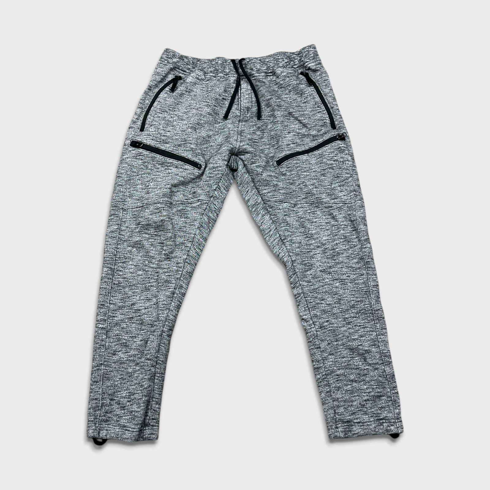 image of Stone Island Logo Patch Multi Pockets Sweatpants 33X29 Large in Grey, Men's