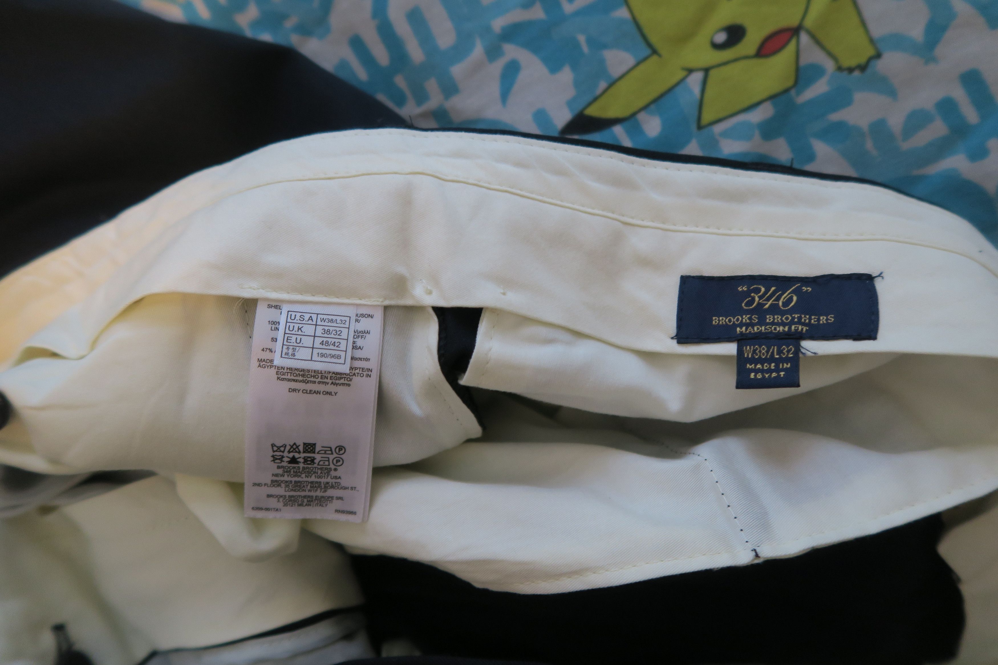 Brooks Brothers Brooks Brothers 346 Madison Explorer Wool Pleated Trousers Size US 38 / EU 54 - 3 Thumbnail