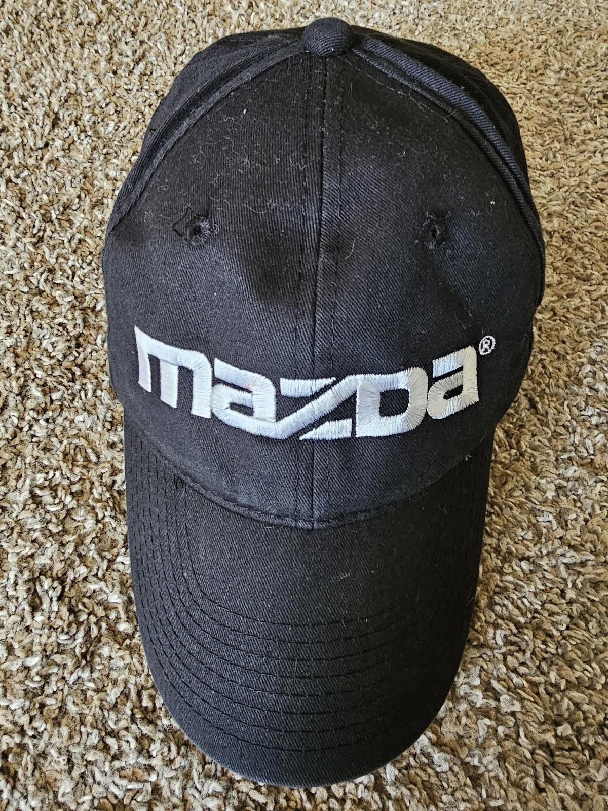 Mandarina Duck Mazda Adjustable Hook & Loop Baseball Hat Black Size ONE SIZE - 2 Thumbnail