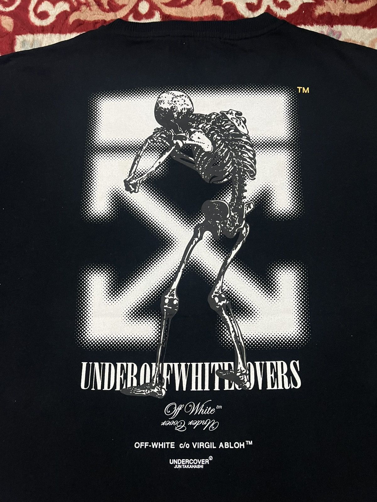 Off-White × Undercover Off-White Undercover Skeleton Tshirt Size XL / US 12-14 / IT 48-50 - 3 Thumbnail