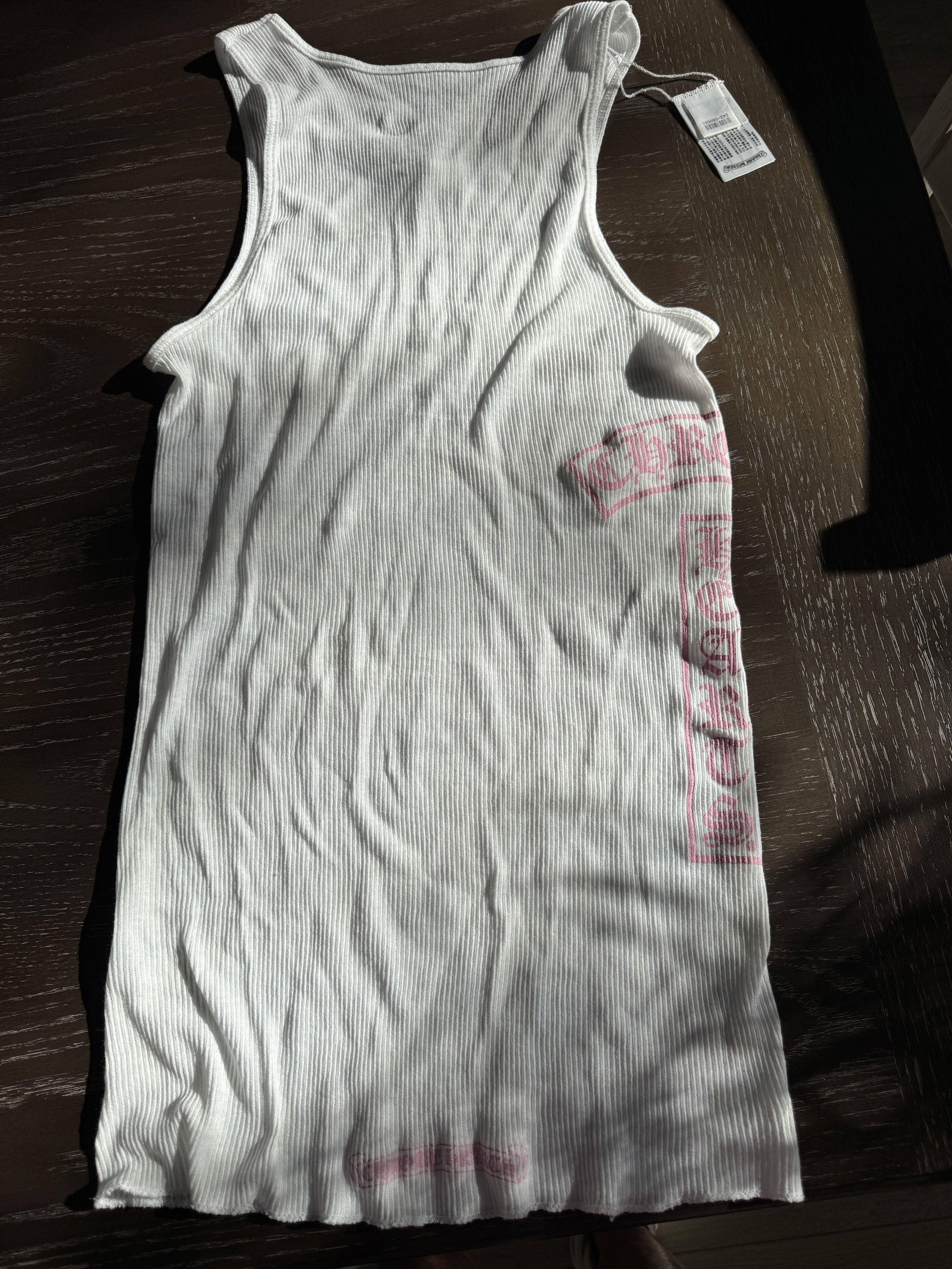 Chrome Hearts Pink Logo Tank Top Size M / US 6-8 / IT 42-44 - 2 Thumbnail