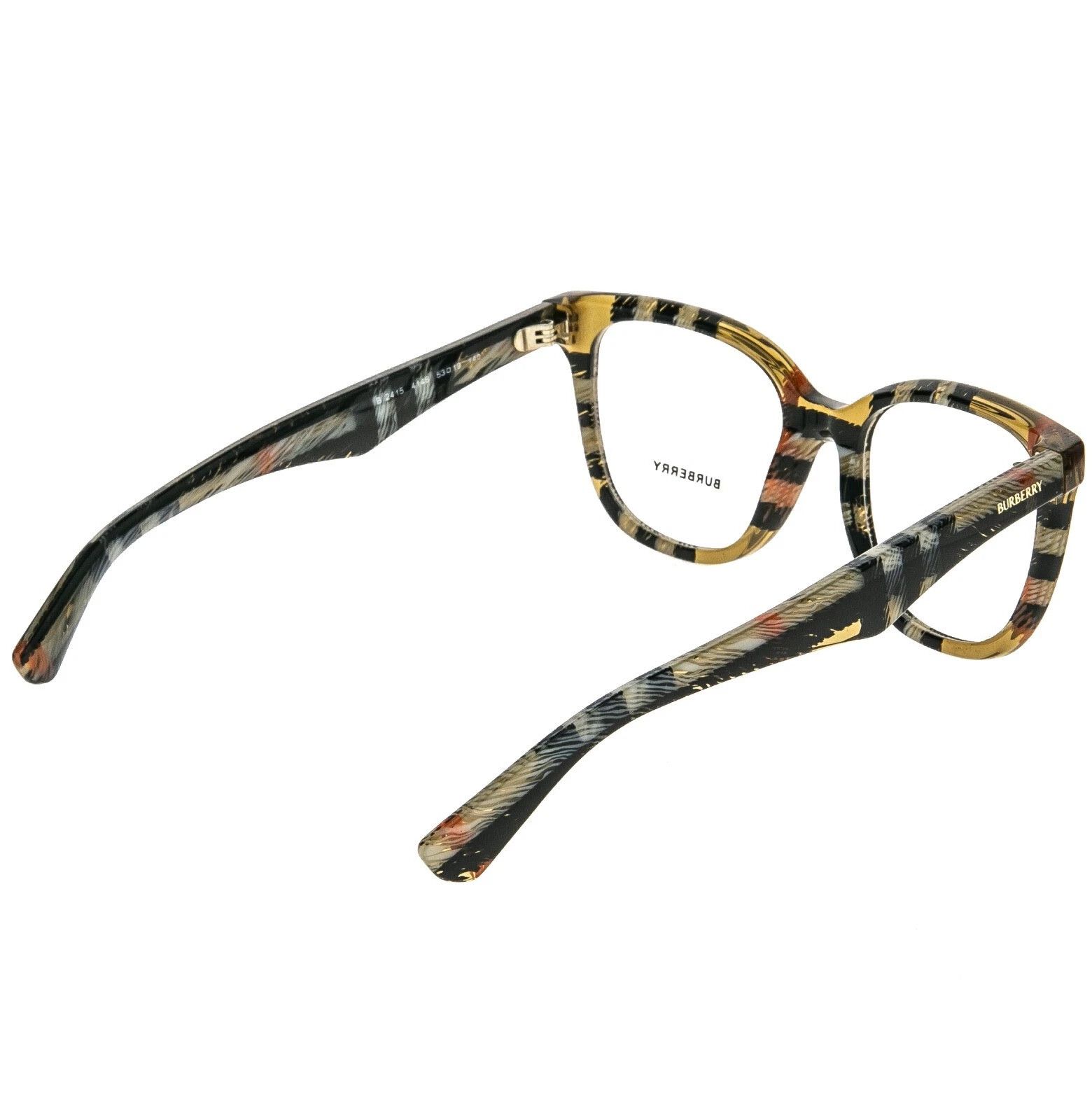 Burberry BURBERRY BE2415 Brown Check Classic Eyeglasses Optical 2415 Size ONE SIZE - 5 Thumbnail
