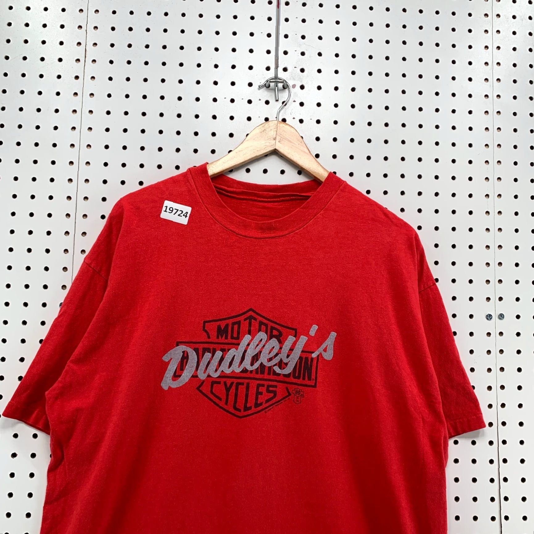 Harley Davidson VINTAGE Harley-Davidson Shirt Mens 2XL Red 90s Graphic Print Crew Neck Single Stitch T-Shirt Size US XXL / EU 58 / 5 - 3 Thumbnail