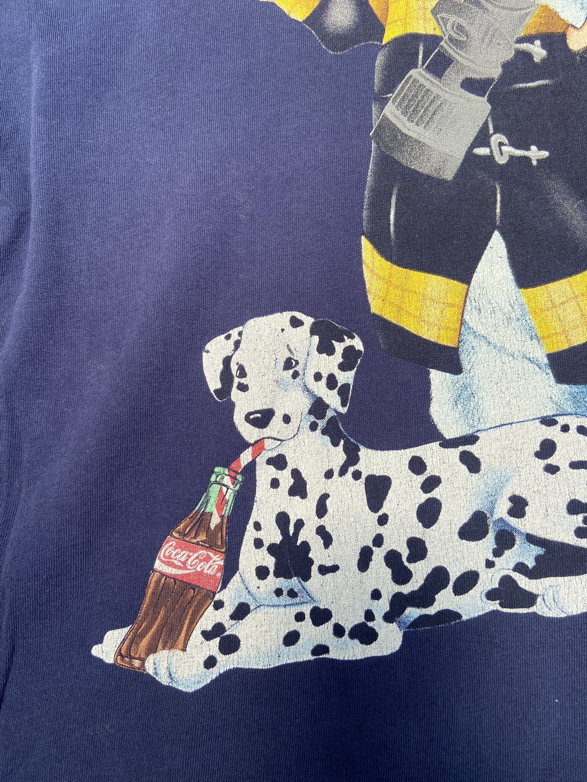Vintage Vintage coke fireman bear t shirt Size US XL / EU 56 / 4 - 3 Thumbnail