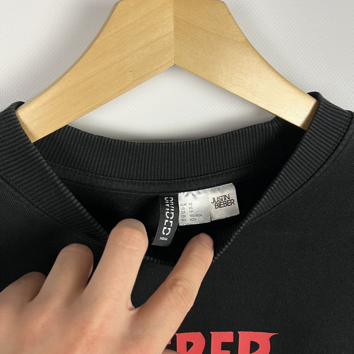 Band Tees Y2K Justin Bieber Purpose Tour Rock Band Sweatshirt Black Size US XS / EU 42 / 0 - 6 Thumbnail