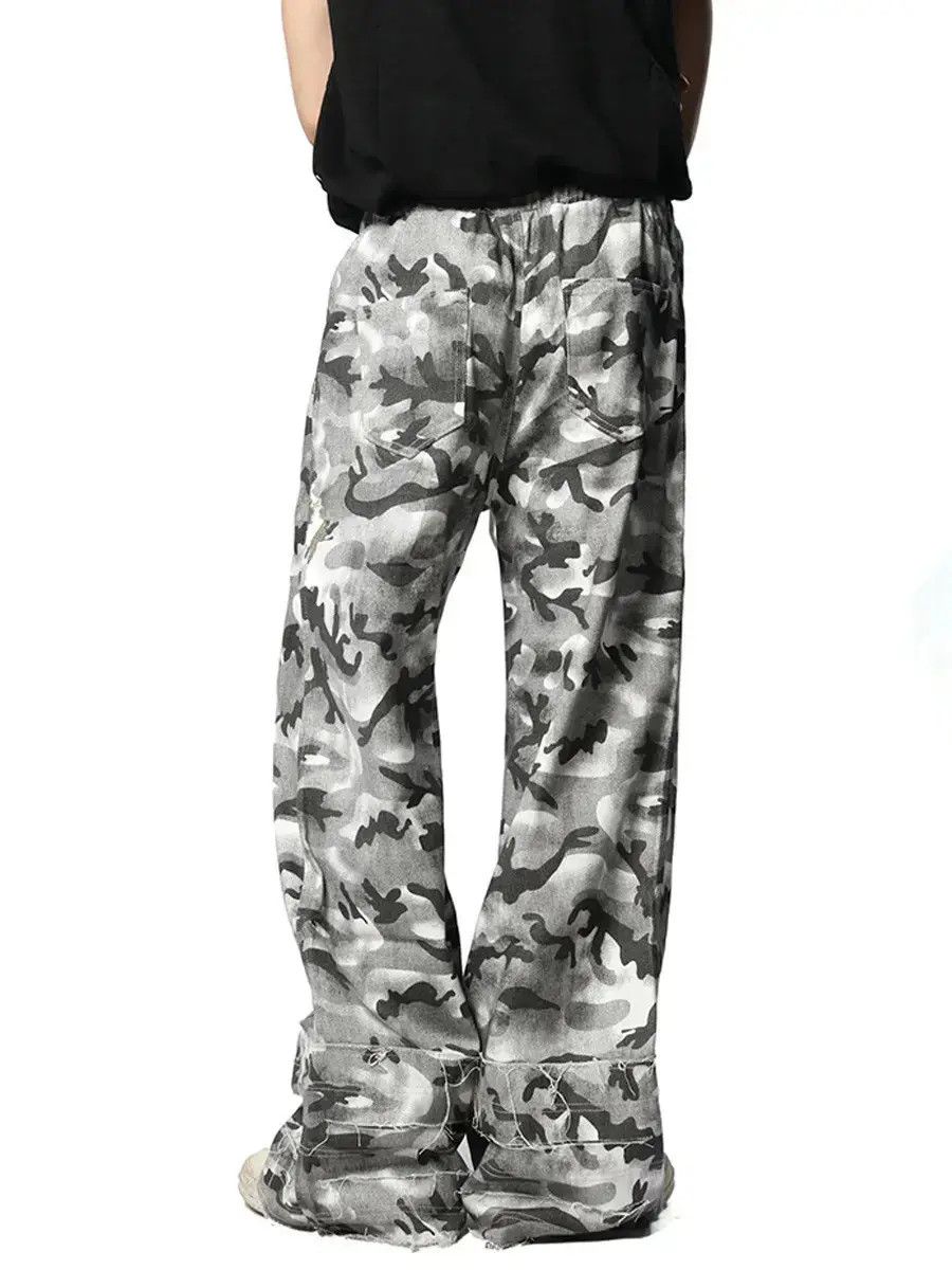 Japanese Brand Retro loose camouflage high street jeans Size US 30 / EU 46 - 4 Thumbnail