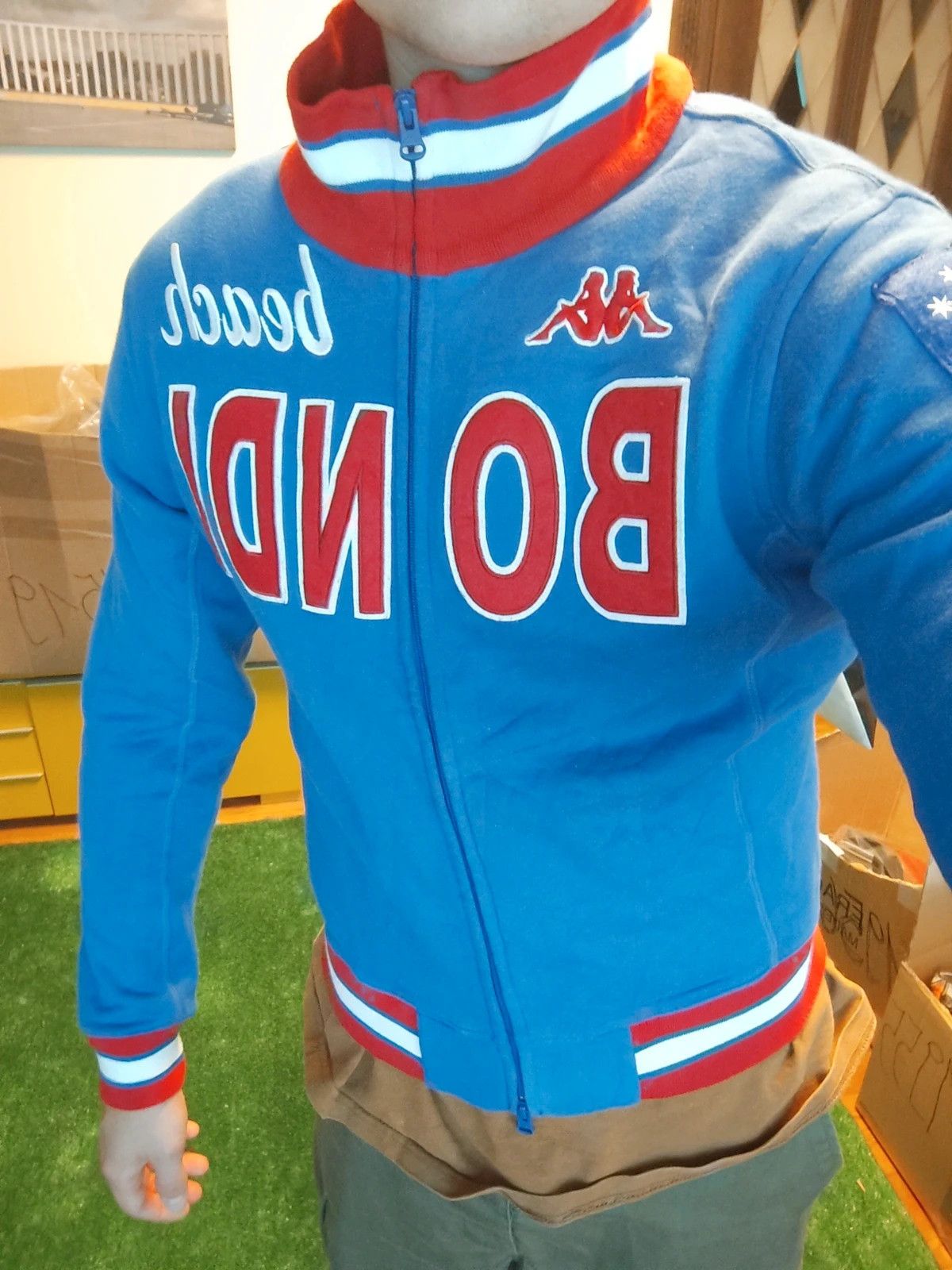 Kappa Vintage kappa Full Zip Sweater Large Blue Australia Bondi Size L / US 10 / IT 46 - 3 Thumbnail