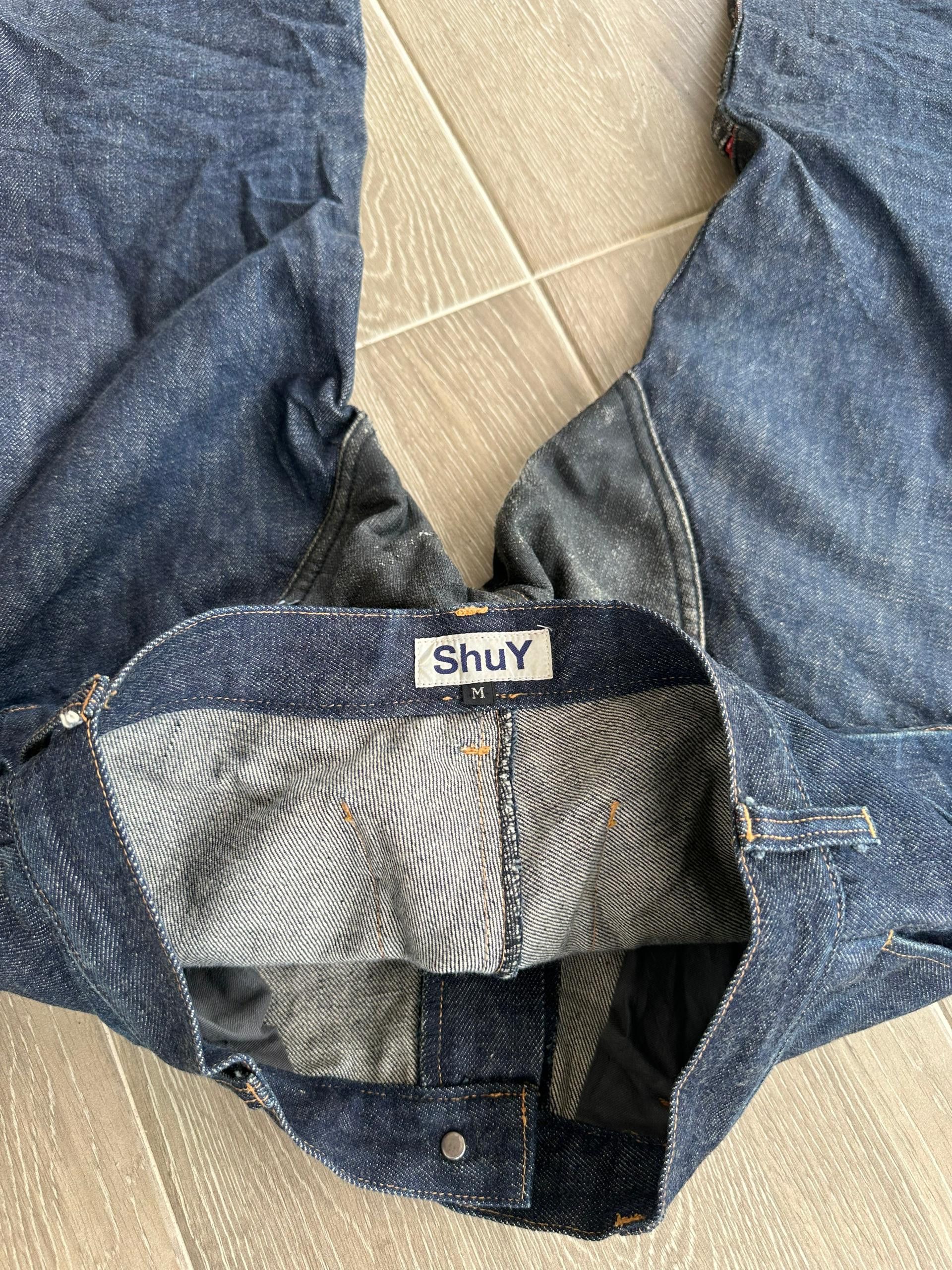 Japanese Brand Shuy Japanese Rider Style Selvedge Denim Jeans Size US 30 / EU 46 - 7 Thumbnail