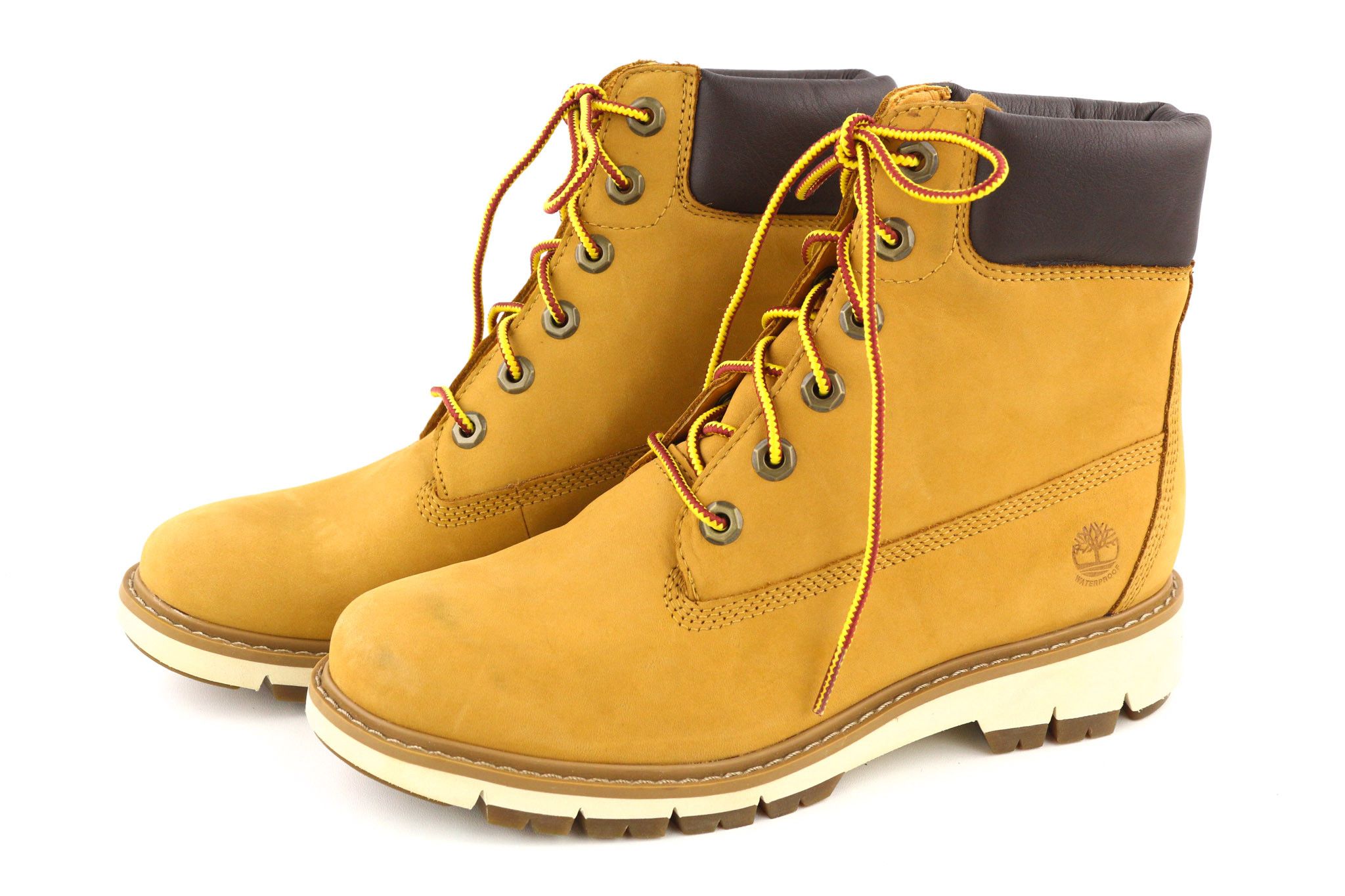 Timberland A1T6U-A3646 EU38/38.5 Brown Leather Lace Boots 81177 Size US 7 / IT 37 - 4 Thumbnail