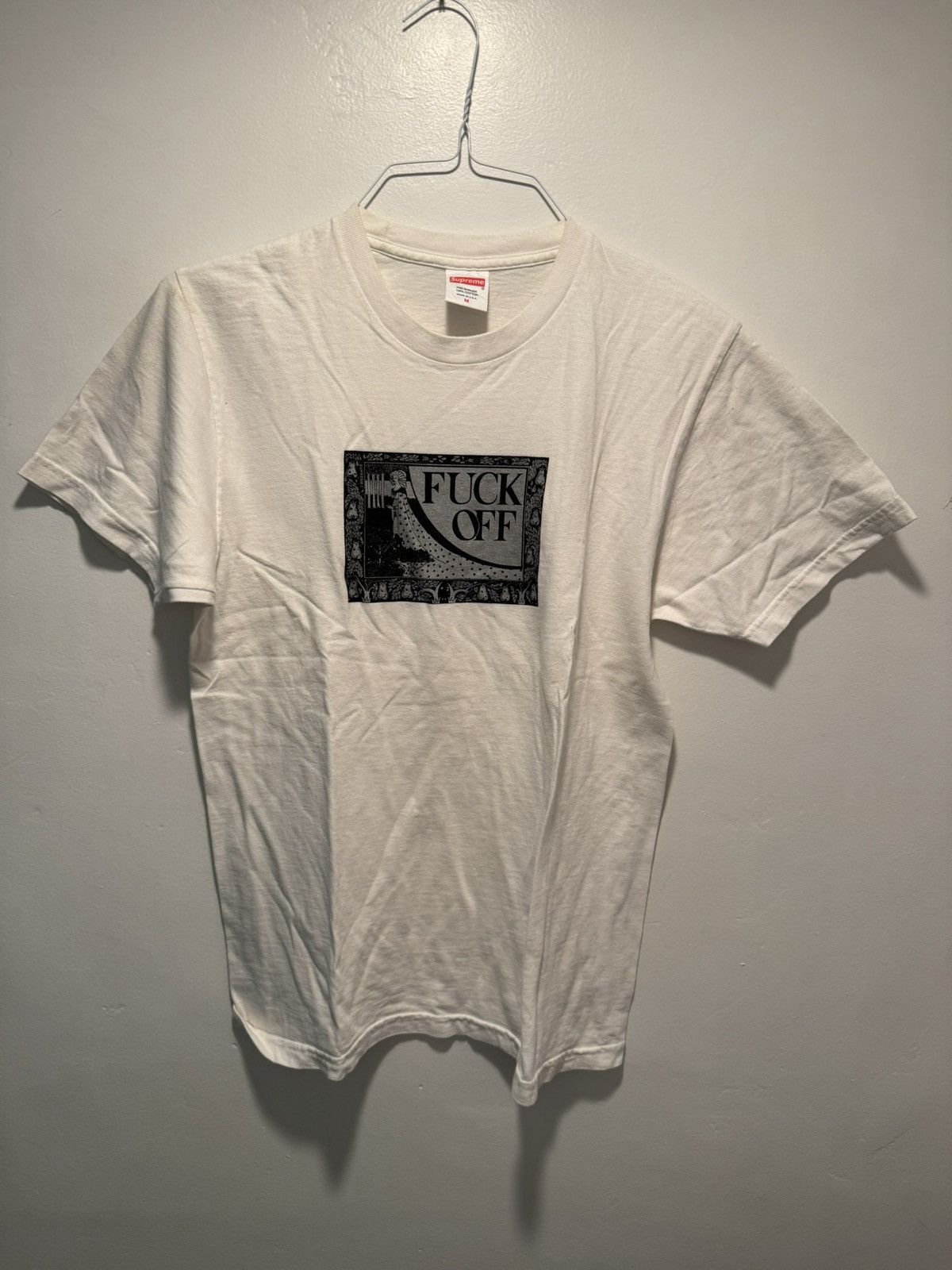 Supreme Supreme “Fuck Off” Shirt (SS16) Size US S / EU 44-46 / 1 - 1 Thumbnail