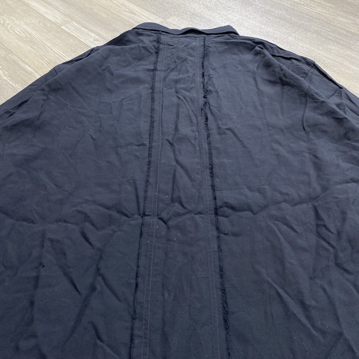 Yohji Yamamoto Archive Y’S For Men Yohji Yamamoto Black Long Shirt Designer Size US S / EU 44-46 / 1 - 14 Thumbnail