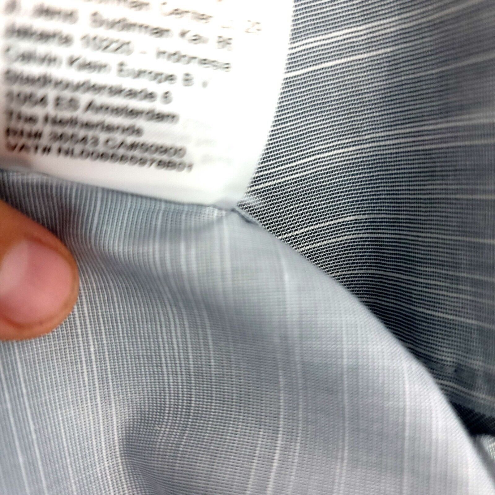 Calvin Klein Calvin Klein Gray Blue 2XL Button Front Dress Shirt Cotton C Size US XXL / EU 58 / 5 - 9 Thumbnail