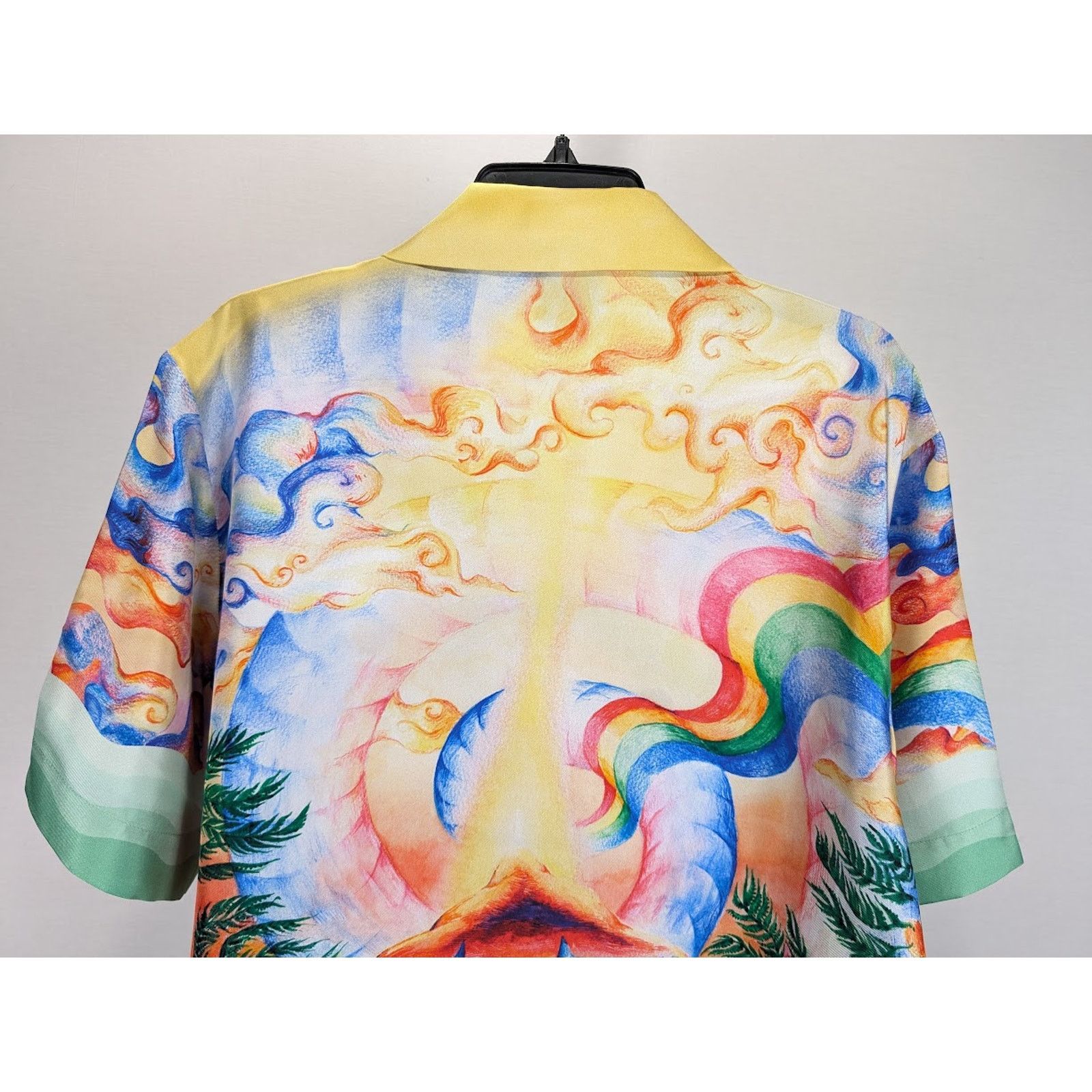 Casablanca o1rshd1 DUP /Silk Twill Short Sleeve Collar Shirt Multicolor Size US S / EU 44-46 / 1 - 9 Thumbnail