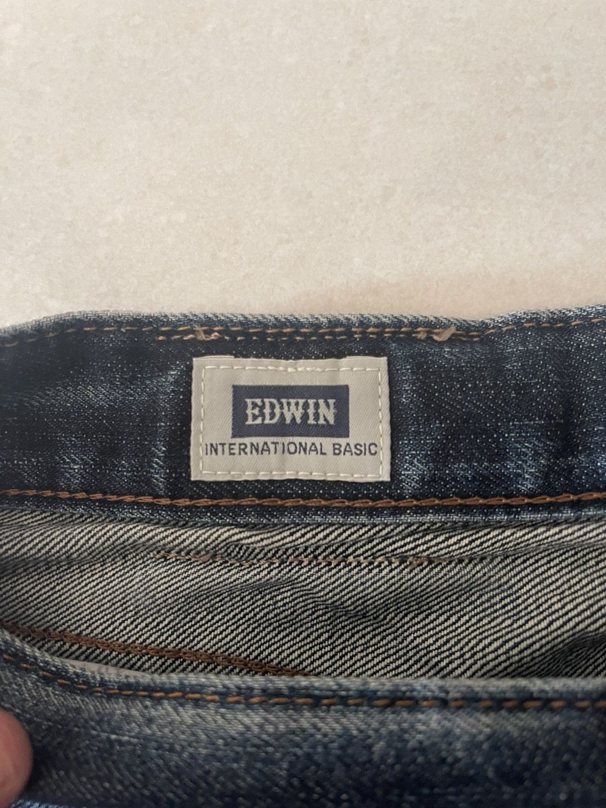 Edwin Vintage Edwin International Basic 404 Denim Made in Japan Size US 35 - 4 Thumbnail