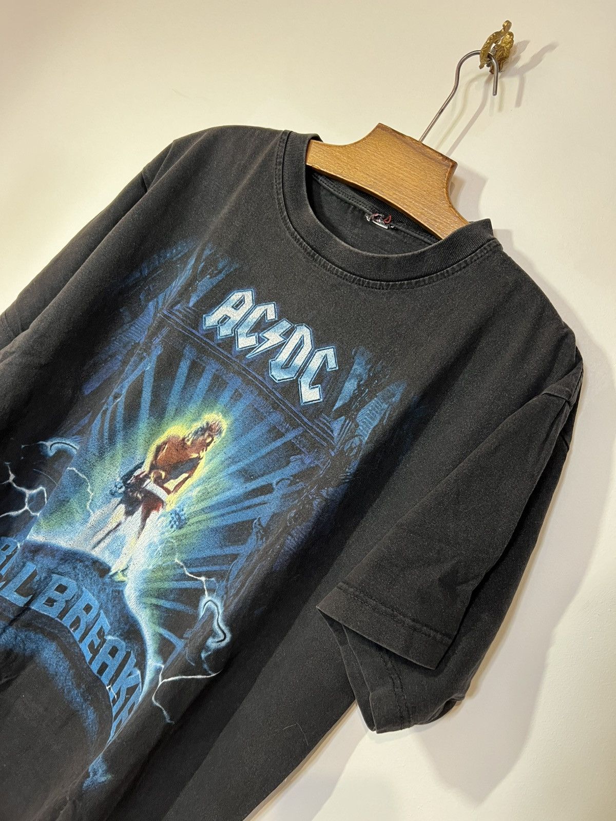 Band Tees AC/DC vintage ballbreaker 90s shirt Size US L / EU 52-54 / 3 - 3 Thumbnail