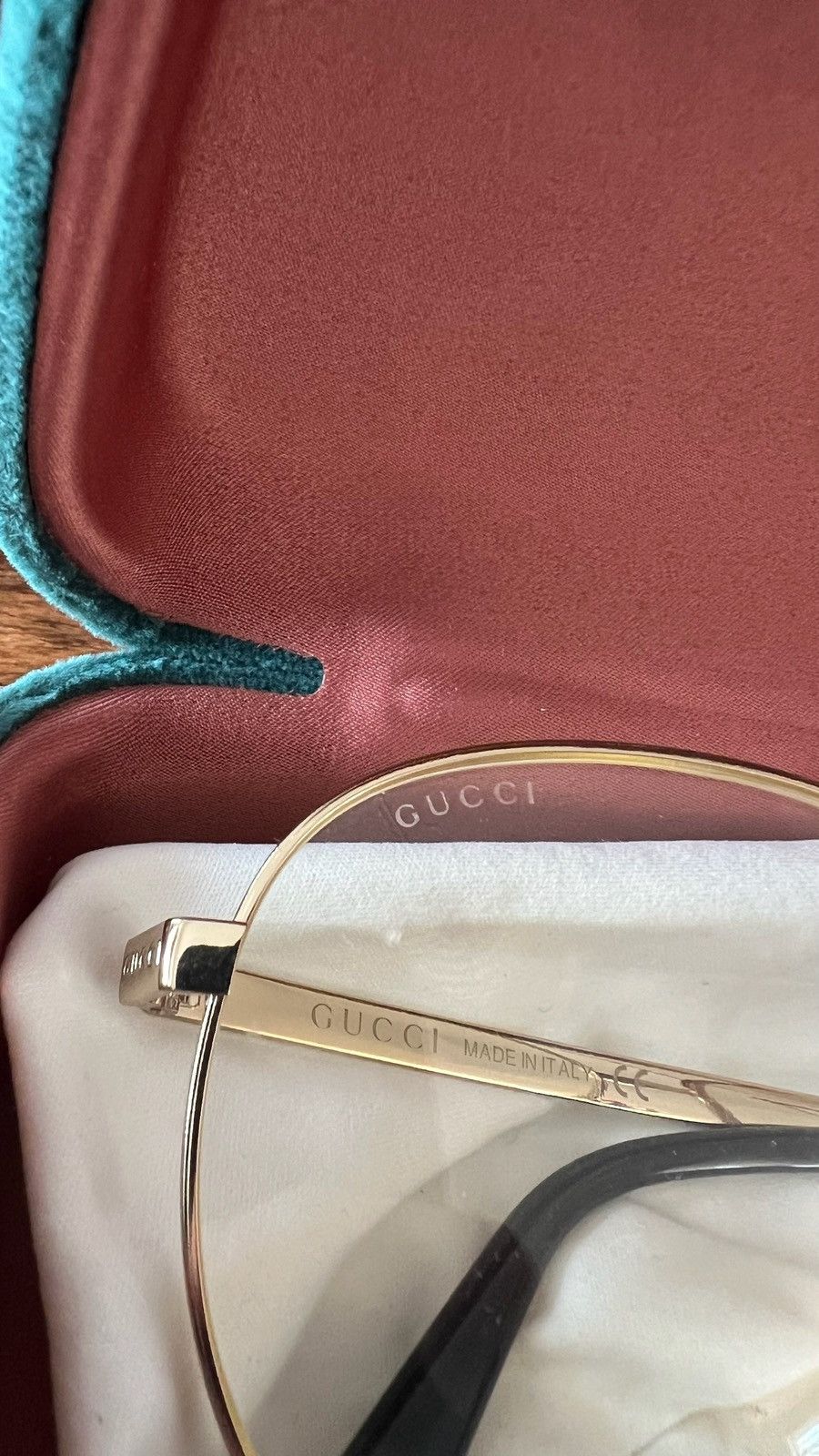 Gucci Gucci GG0138S gold aviator sunglasses Size ONE SIZE - 4 Thumbnail