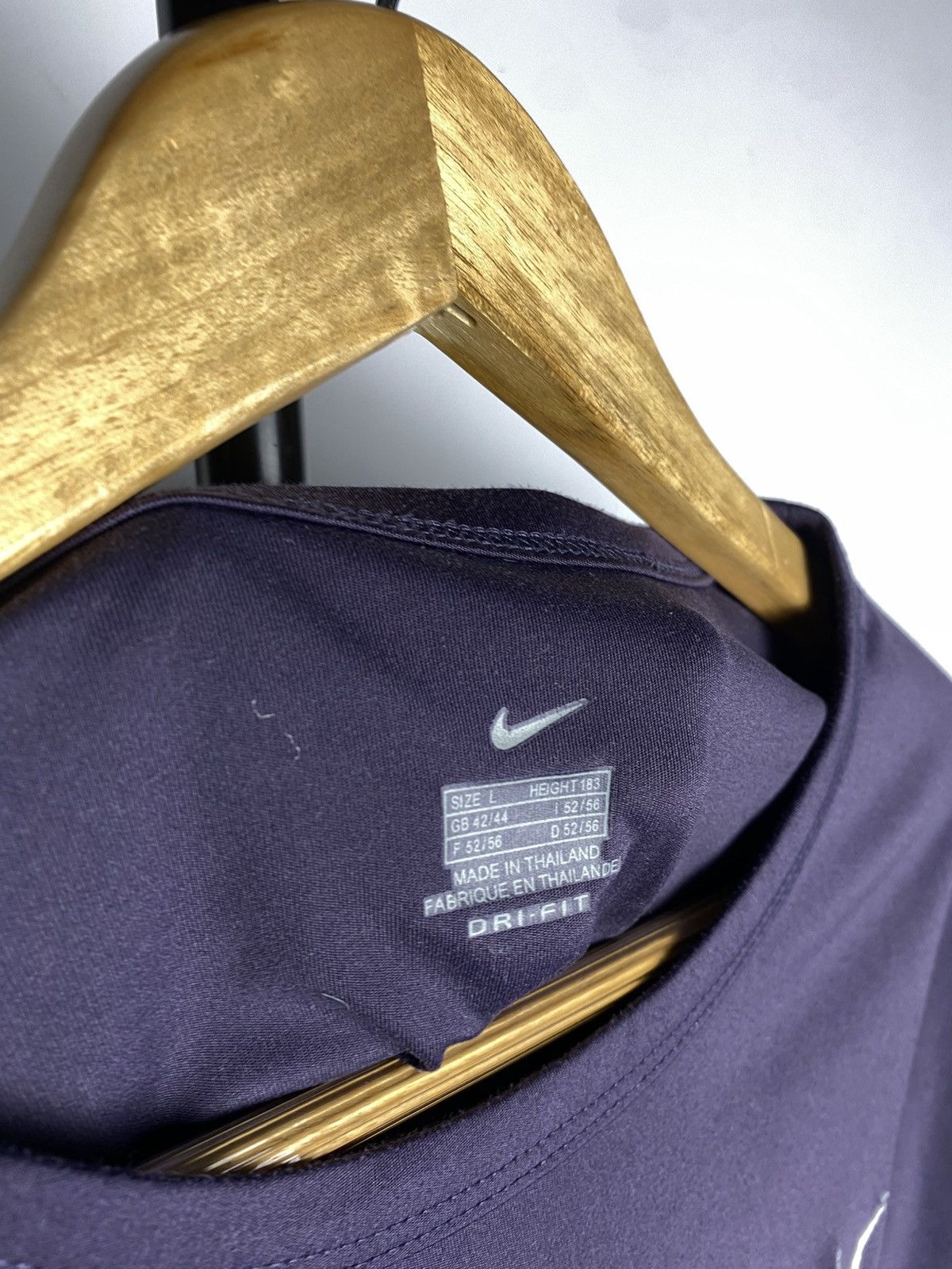 Nike × Vintage Vintage Nike Mini Swoosh Embroidery Logo Sweatshirt Size US L / EU 52-54 / 3 - 5 Thumbnail