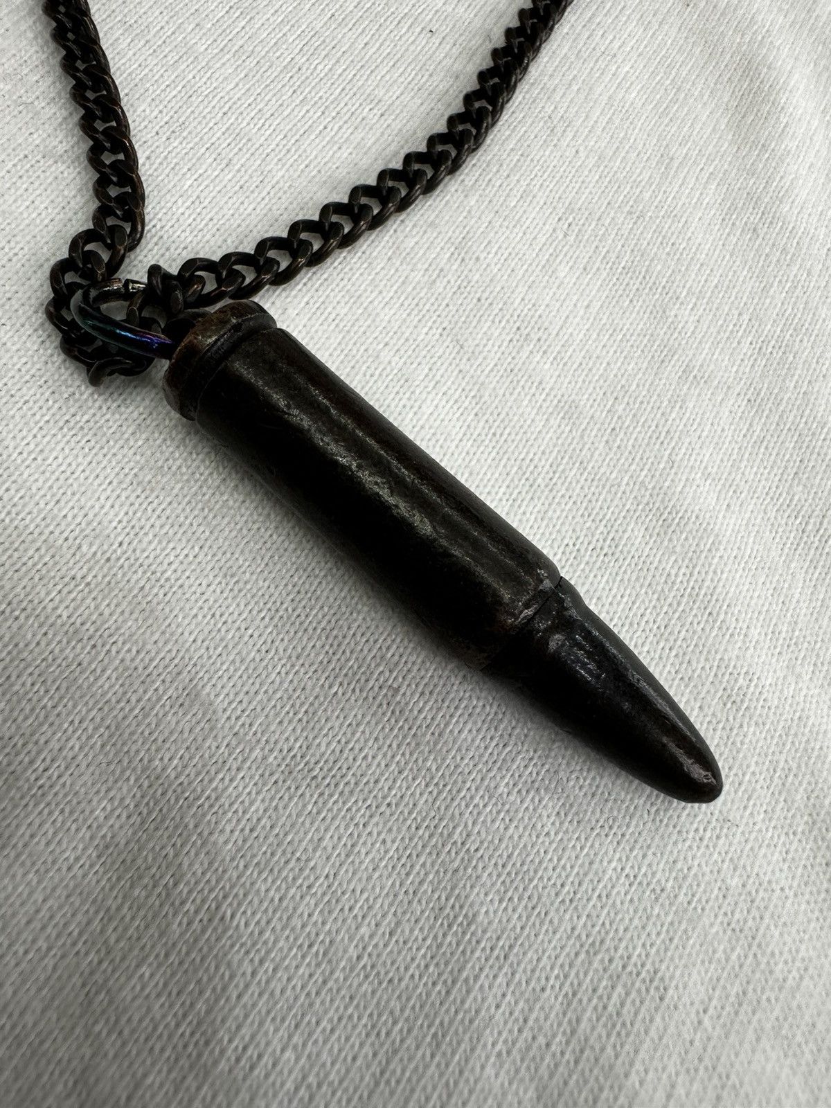 Japanese Brand MULTICHAINS BULLET PENDANT NECKLACE Size ONE SIZE - 2 Thumbnail