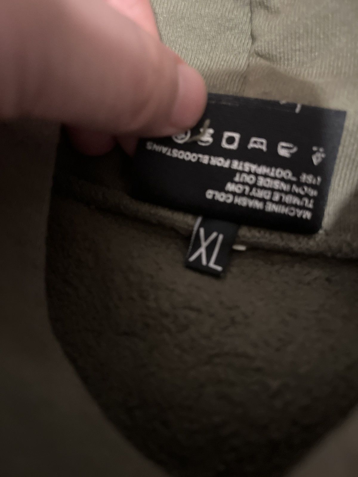 Half Evil Dark green Half evil hoodie Size US XL / EU 56 / 4 - 4 Thumbnail