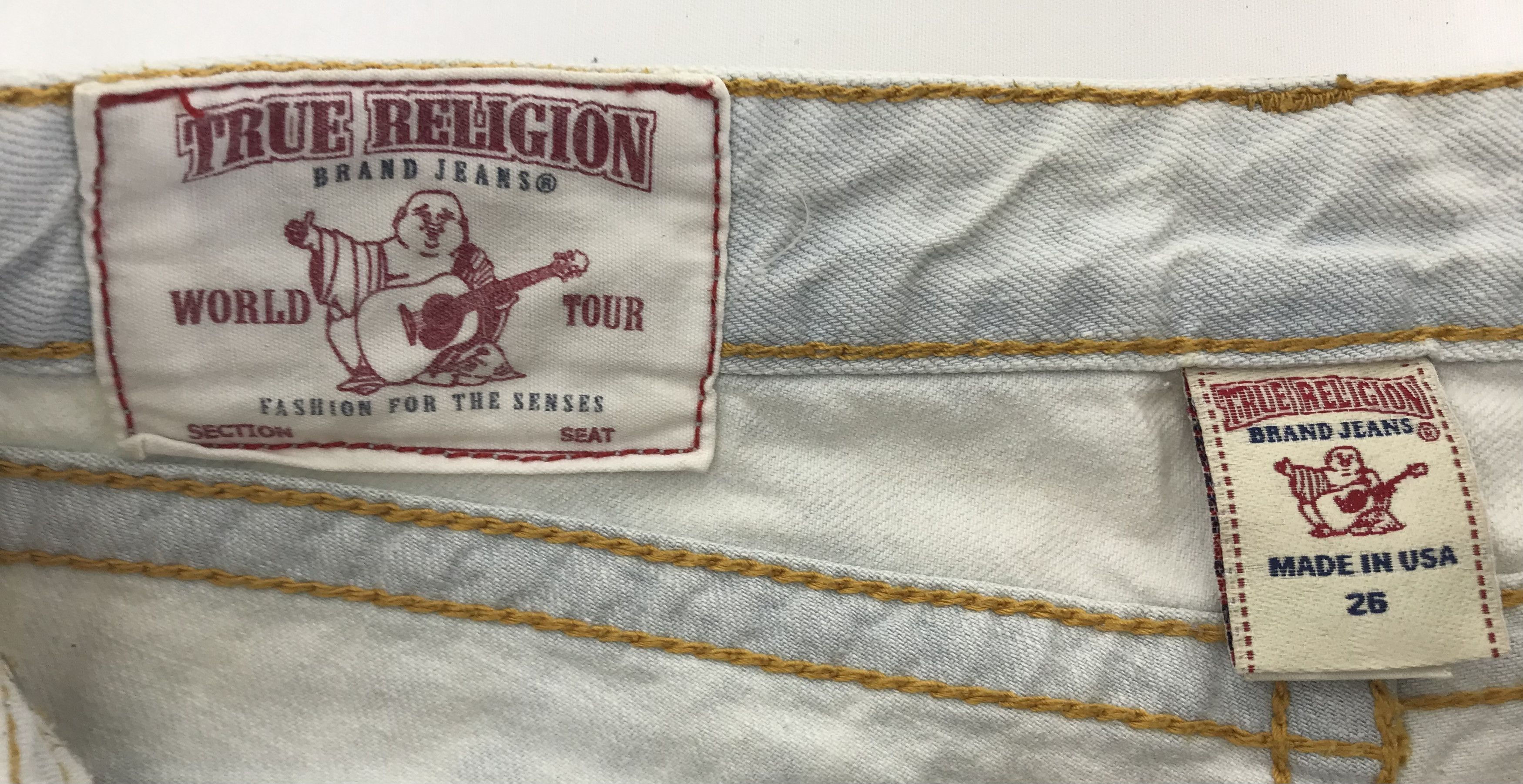 True Religion Vintage USA True Religion Straight Cut Jeans Size 26" / US 2 / IT 38 - 13 Thumbnail