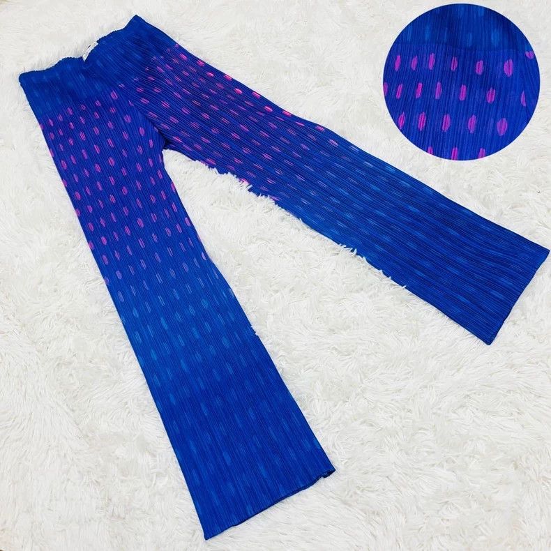 Issey Miyake Issey Miyake size:2 Polka dot pleated pants Size 42" / US 20 - 1 Thumbnail
