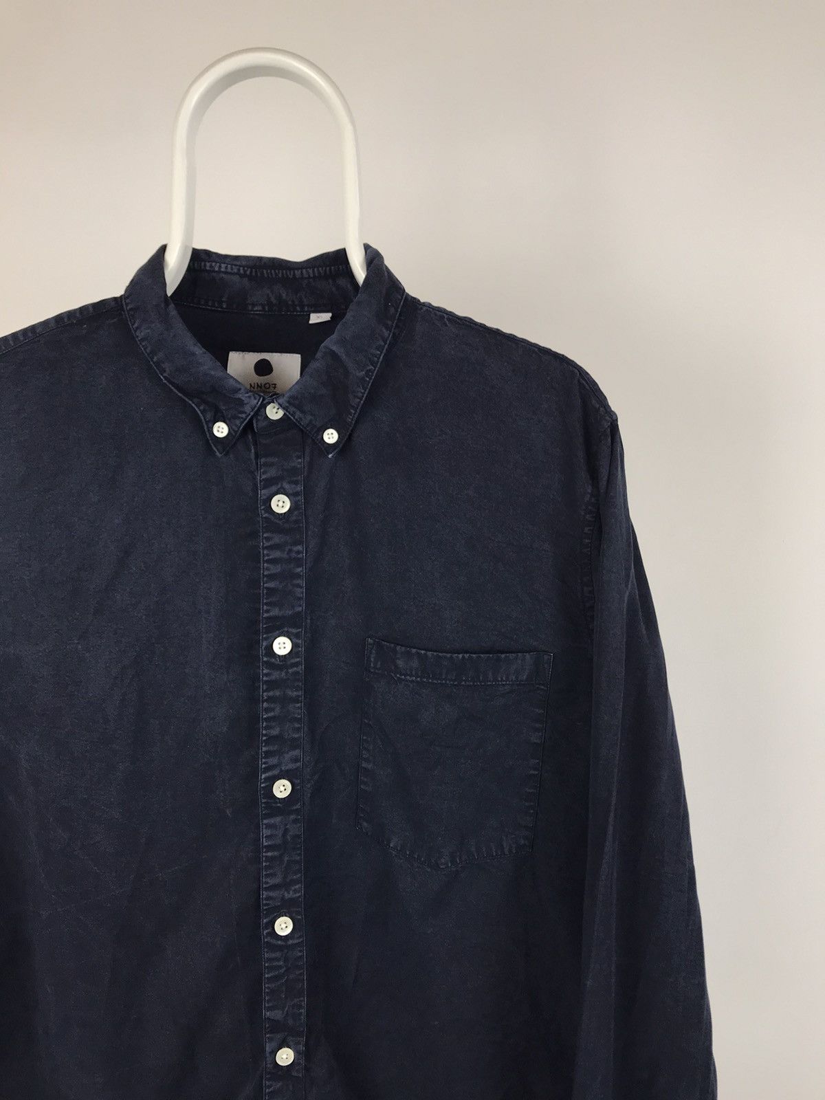 NN07 NN07 Garment Dyed Long Sleeve Shirt Size US XL / EU 56 / 4 - 2 Thumbnail