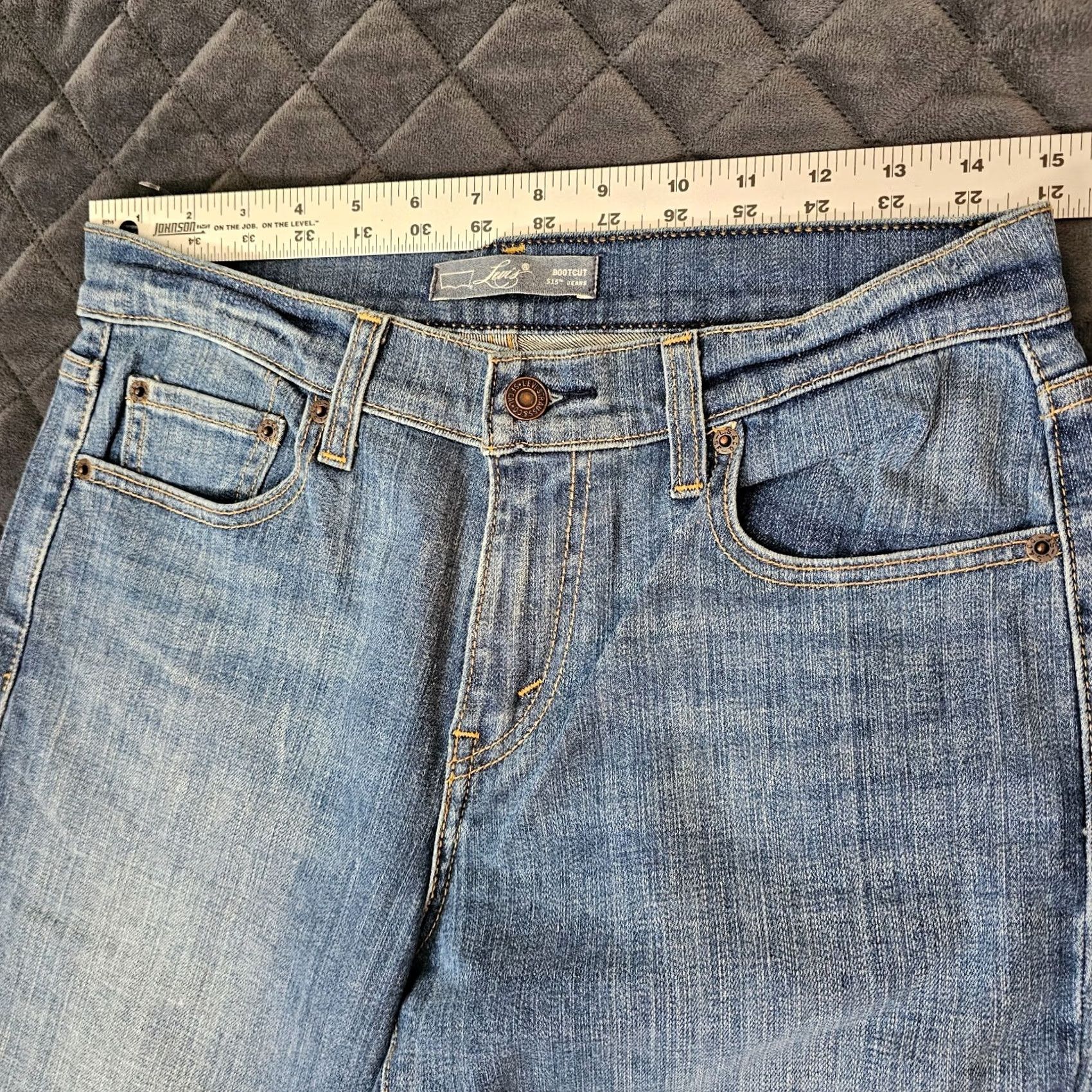 Levi's VINTAGE Levi's Jeans 515 Bootcut Mid Rise Size 4 Reg Blue Women Mens? (keep gender from department: Women) Size 27" / US 4 / IT 40 - 5 Thumbnail