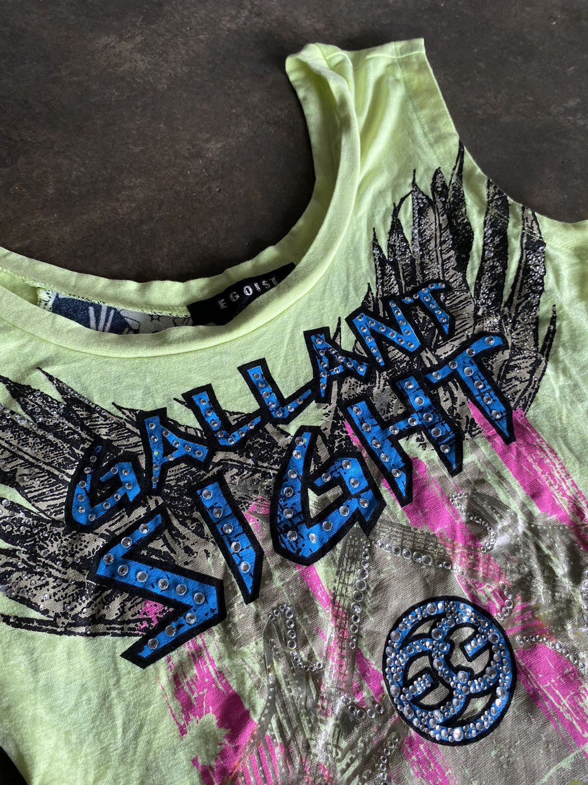Japanese Brand Y2K EGOIST TANK TOPS Size XS / US 0-2 / IT 36-38 - 5 Thumbnail