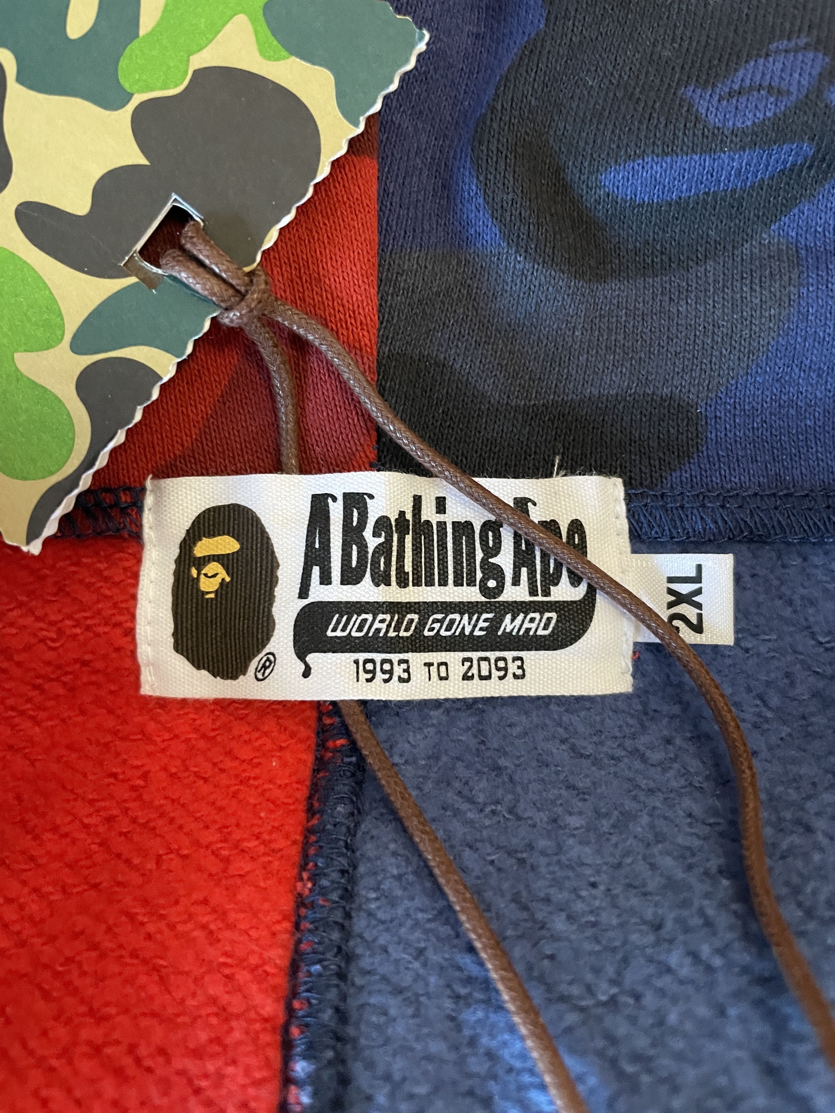 Bape BAPE COLOR CAMO SHARK FULL ZIP HOODIE SS22 Size US XXL / EU 58 / 5 - 9 Thumbnail