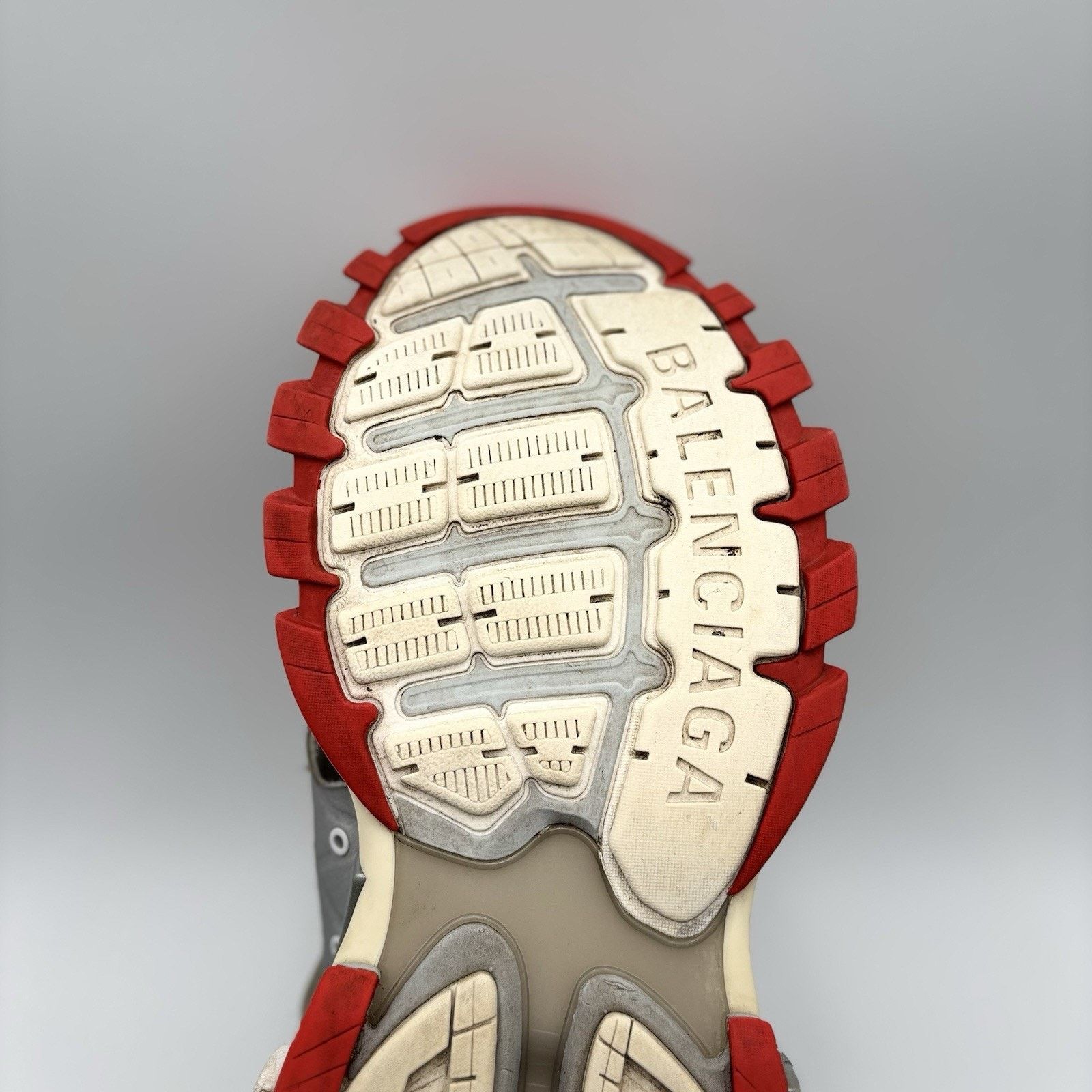 Balenciaga Balenciaga Track Sneaker ' White Red ' | GOOD CONDITION! Size US 13 / EU 46 - 19 Thumbnail