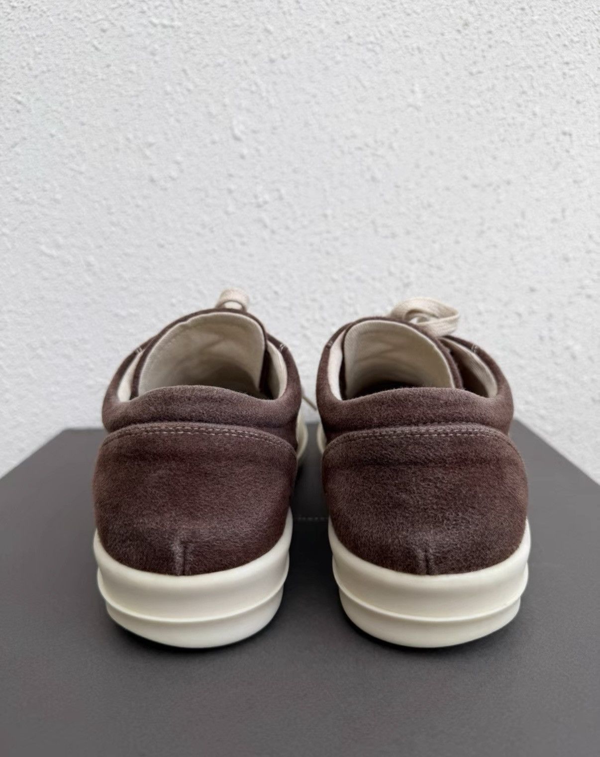 Rick Owens Rick Owens DRKSHDW high-top sneakers, burgundy suede Size US 8 / EU 41 - 6 Thumbnail
