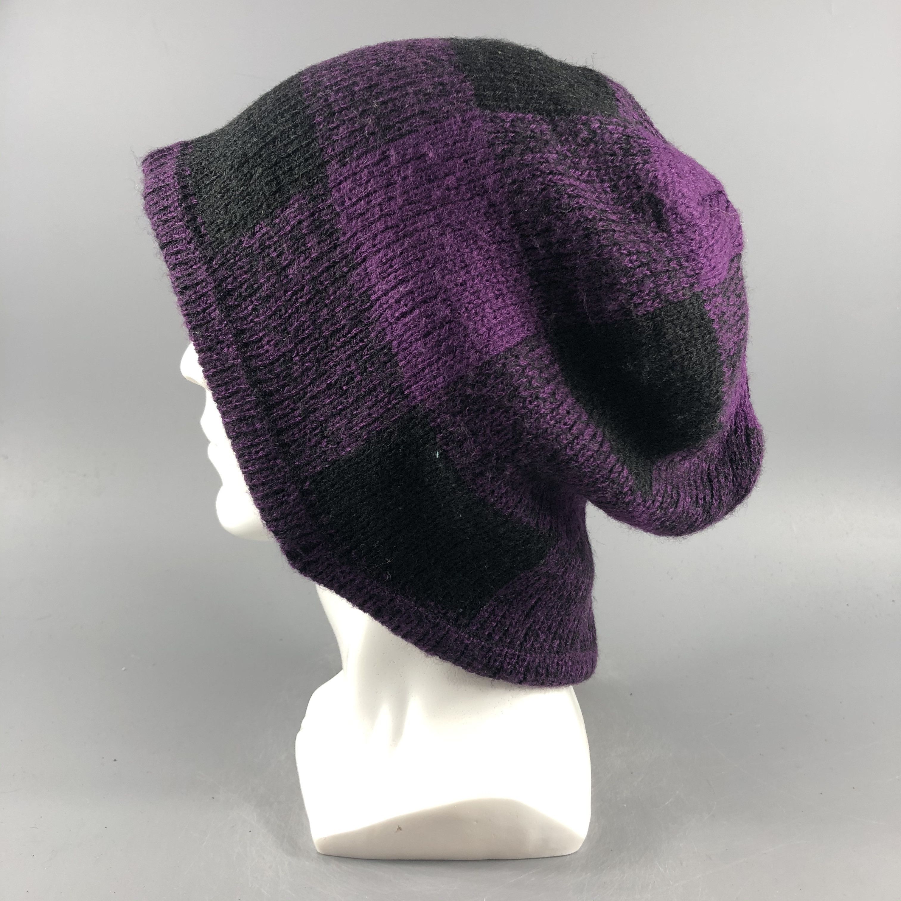 Japanese Brand × Vintage Stunna Checker Beanie Snow Hat Snow Cap -D057 Size ONE SIZE - 1 Thumbnail