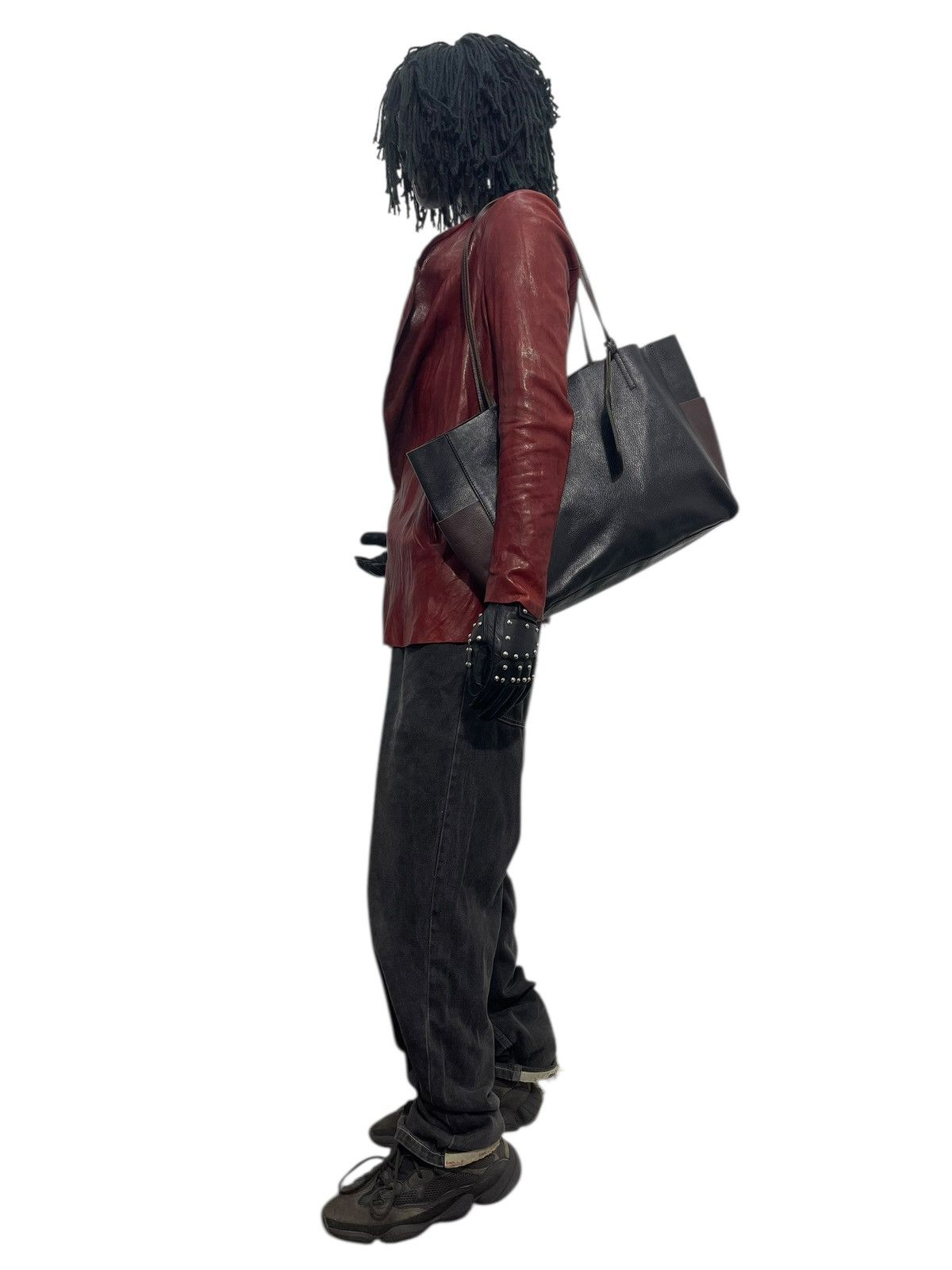 Japanese Brand Full Leather Guardant Tote Shoulder Bag 2🟩2 Size ONE SIZE - 3 Thumbnail