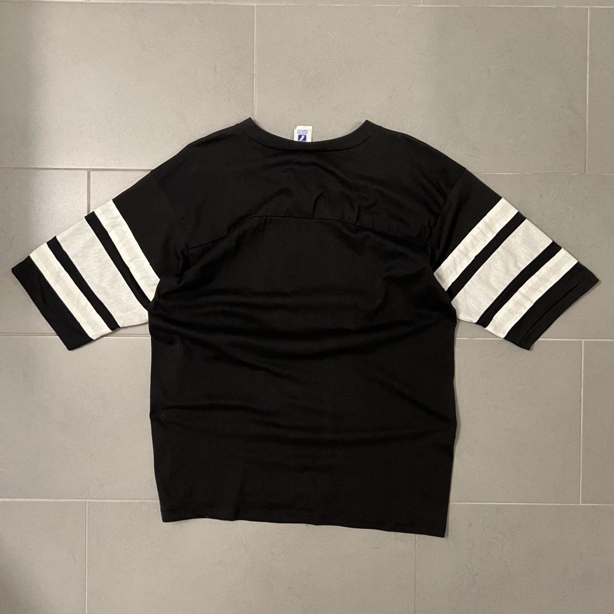 NFL Vintage 90s New York Jets Logo 7 Black Football Jersey Tee Size US L / EU 52-54 / 3 - 3 Thumbnail