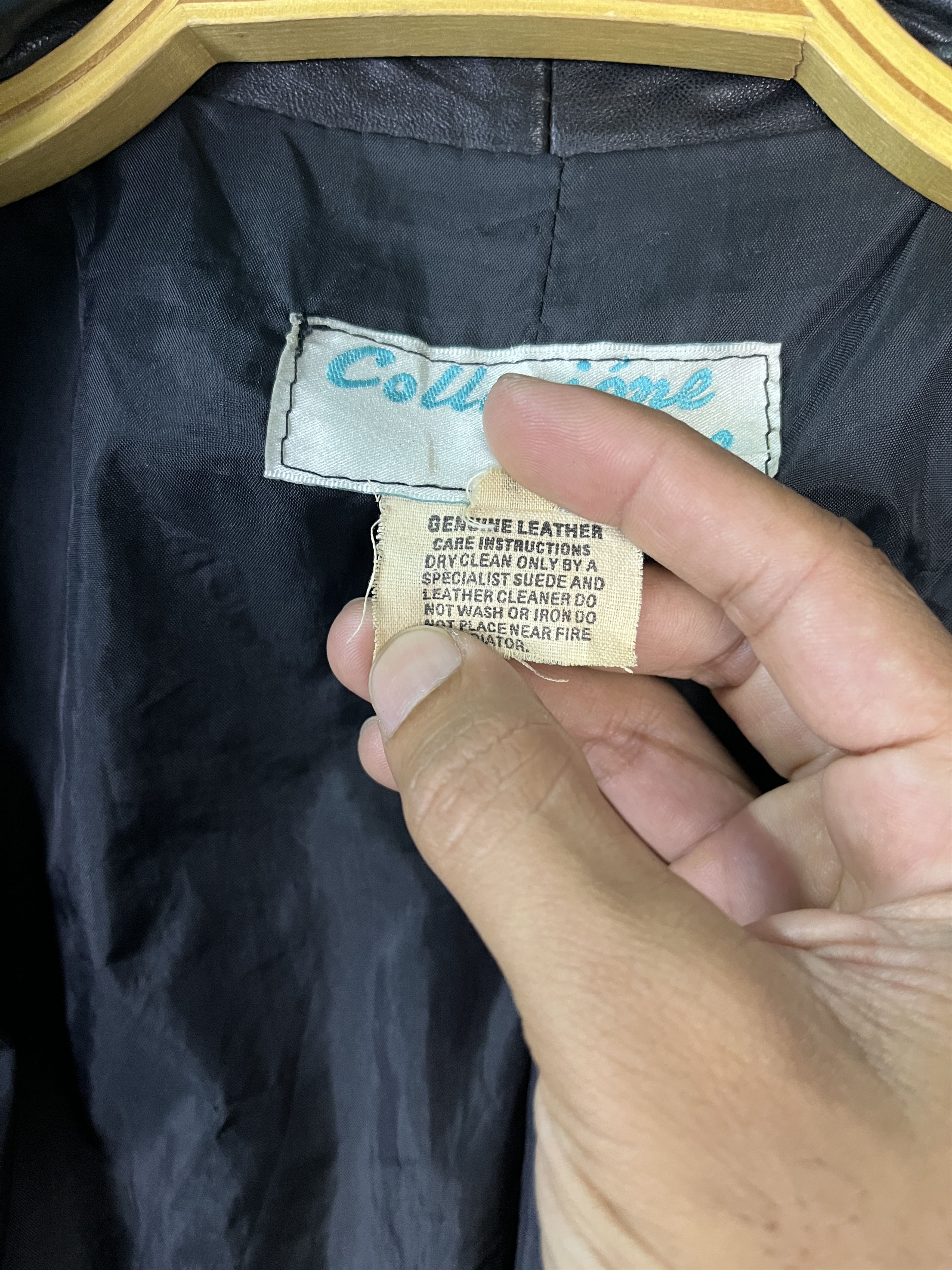 Genuine Leather Vintage Collezione Uomo Vera Pelle Leather Baggy Jacket Size US S / EU 44-46 / 1 - 10 Thumbnail