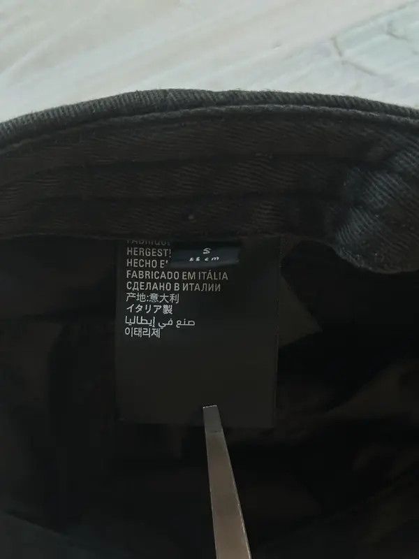 Balenciaga Balenciaga Diagonal Logo Embroidered Cap Size ONE SIZE - 6 Thumbnail