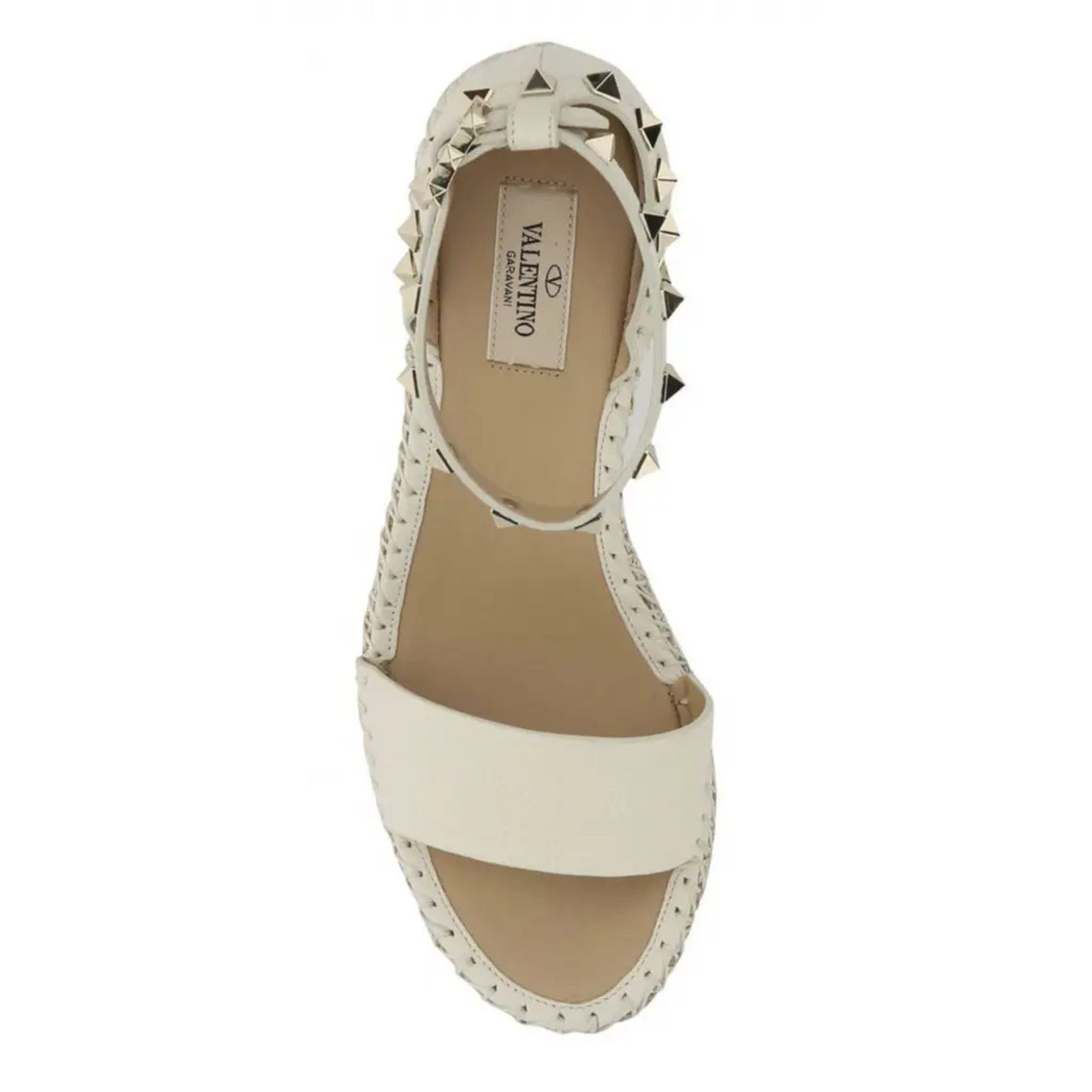 Valentino Rockstud Ankle Strap Platform Wedge Sandal Heel 41 Size US 11 / IT 41 - 6 Thumbnail