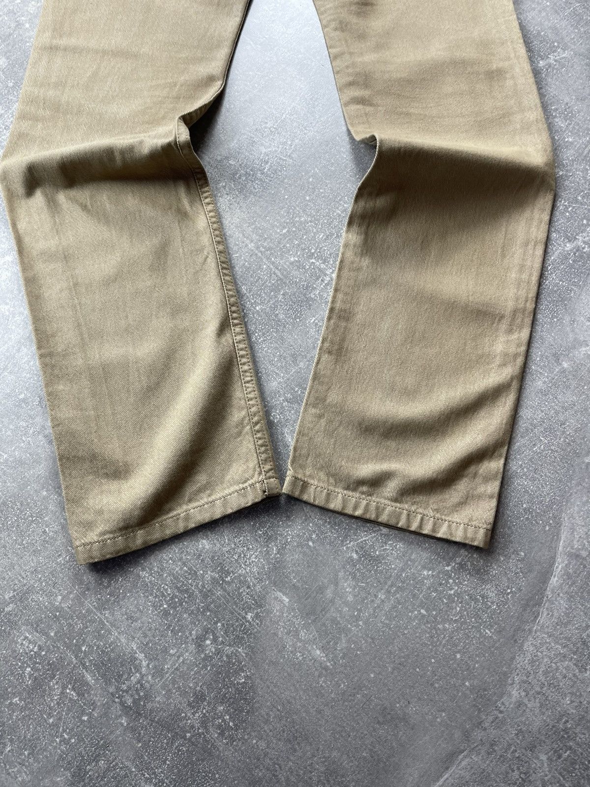 Maison Margiela Maison Martin Margiela Line 10 Beige Slim Denim Pants Size US 30 / EU 46 - 3 Thumbnail