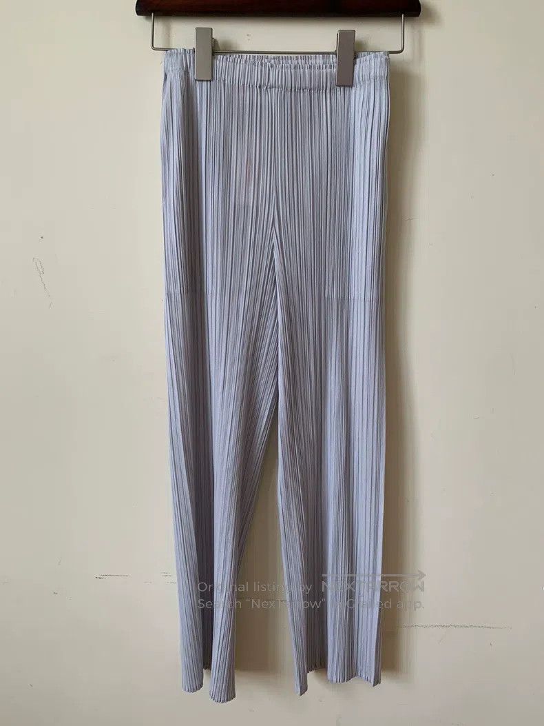 Issey Miyake Issey Miyake Blue Pants Size 26" / US 2 / IT 38 - 1 Thumbnail