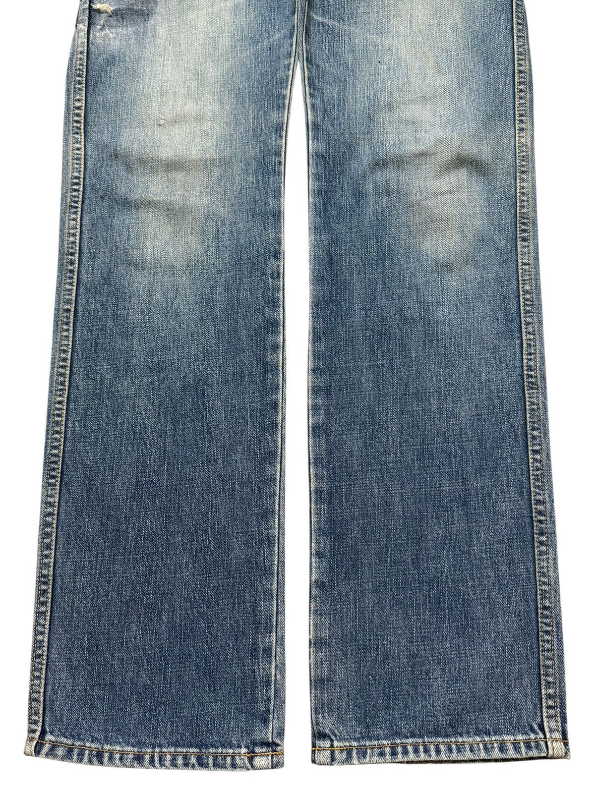 Johnbull Vintage 90s Japan Johnbull Blue Faded Wash Whisker Style Size US 30 / EU 46 - 7 Thumbnail