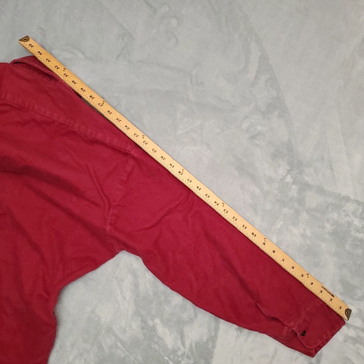 Vintage VINTAGE Woodsman Shirt Men XL Maroon Chamois Long Sleeve Flannel Made in USA Size US XL / EU 56 / 4 - 8 Thumbnail
