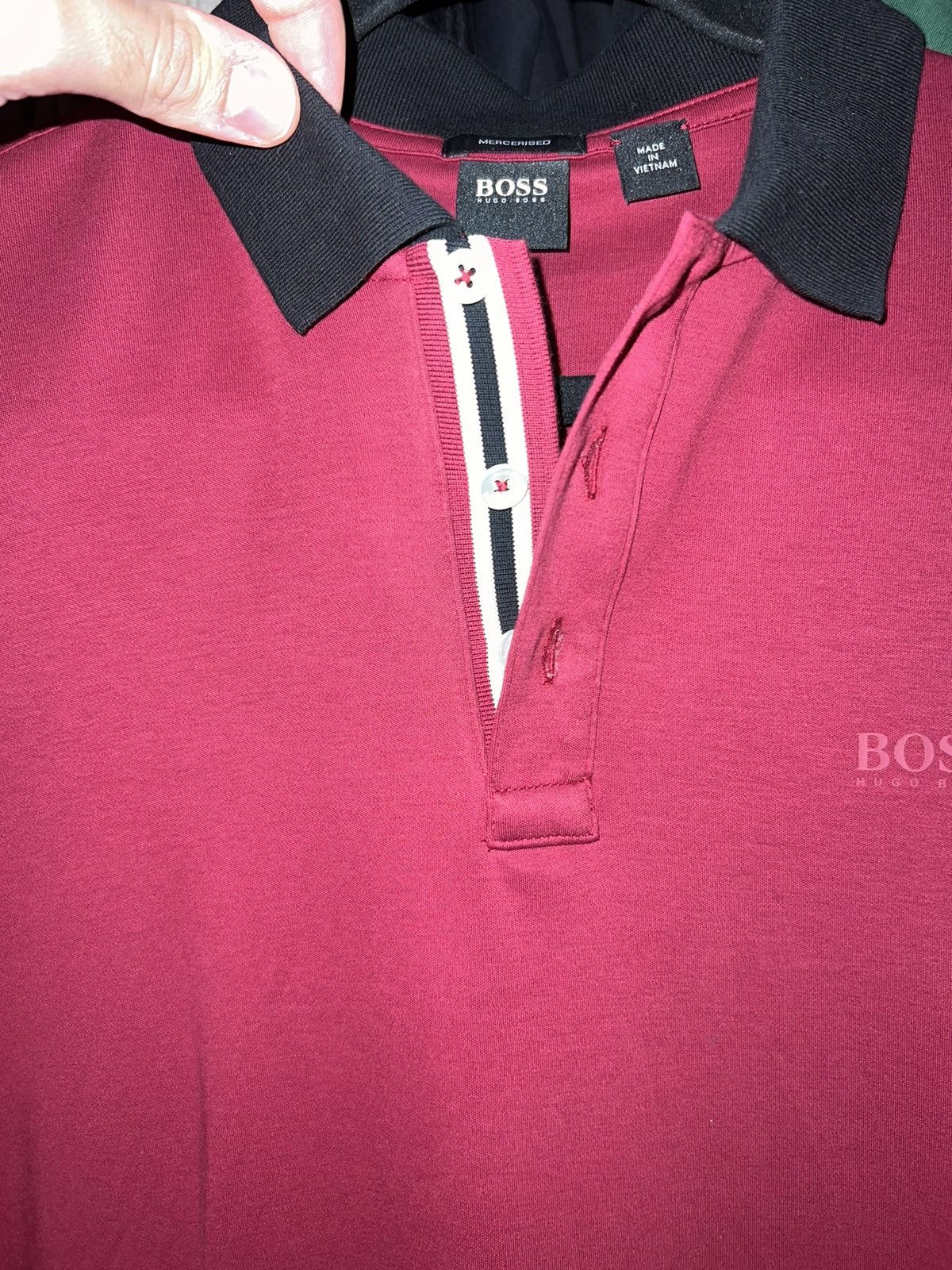 Hugo Boss Hugo Boss Polo shirt Red wine Size US S / EU 44-46 / 1 - 7 Thumbnail