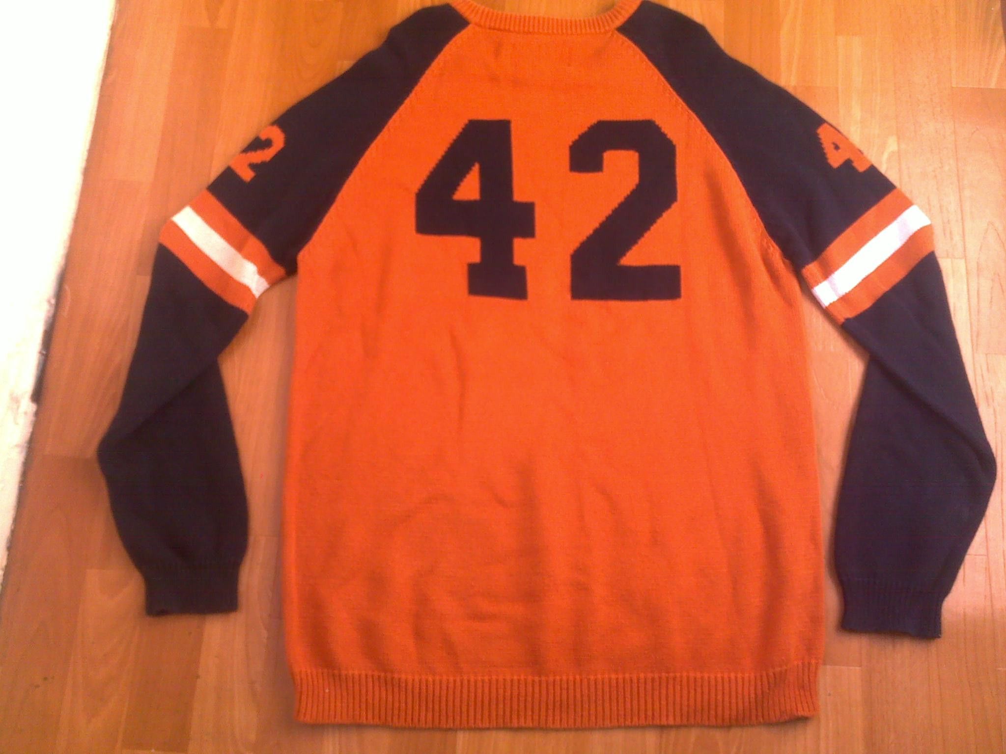 Enyce Enyce sweatshirt, orange sweater shirt vintage 90s hip-hop L Size US L / EU 52-54 / 3 - 2 Thumbnail