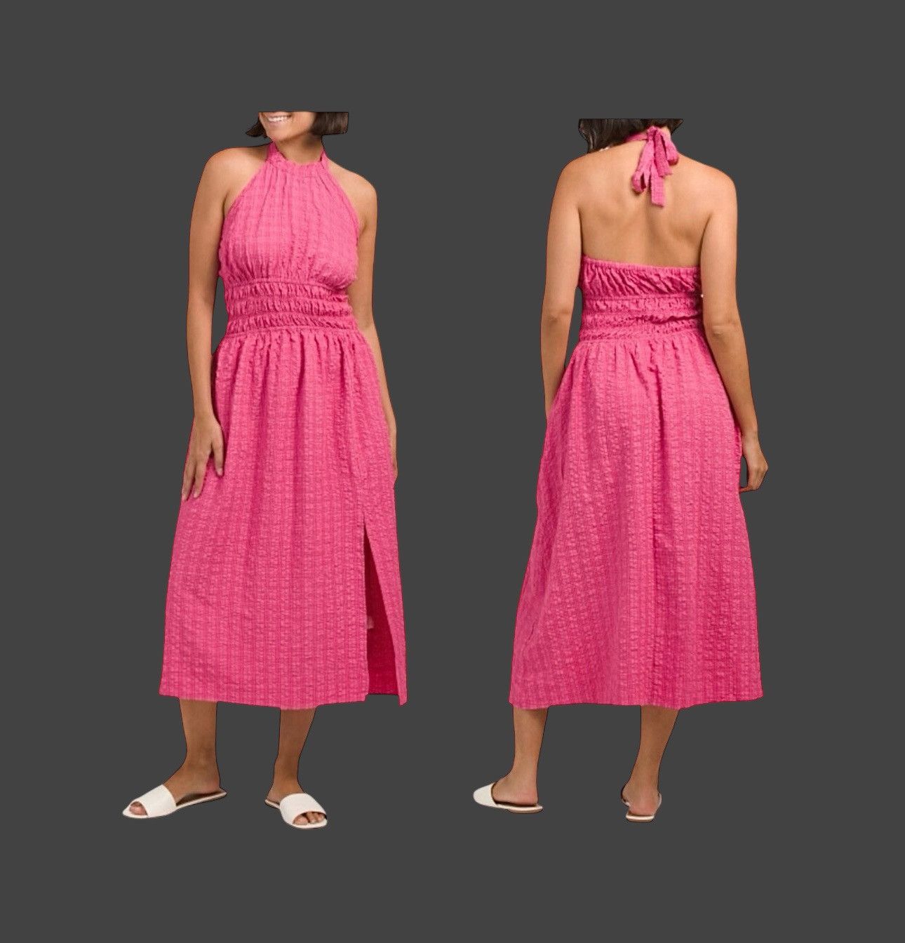 Other Melloday Magenta Sleeveless Midi Dress w. Side Slit Sz S Size S / US 4 / IT 40 - 2 Thumbnail