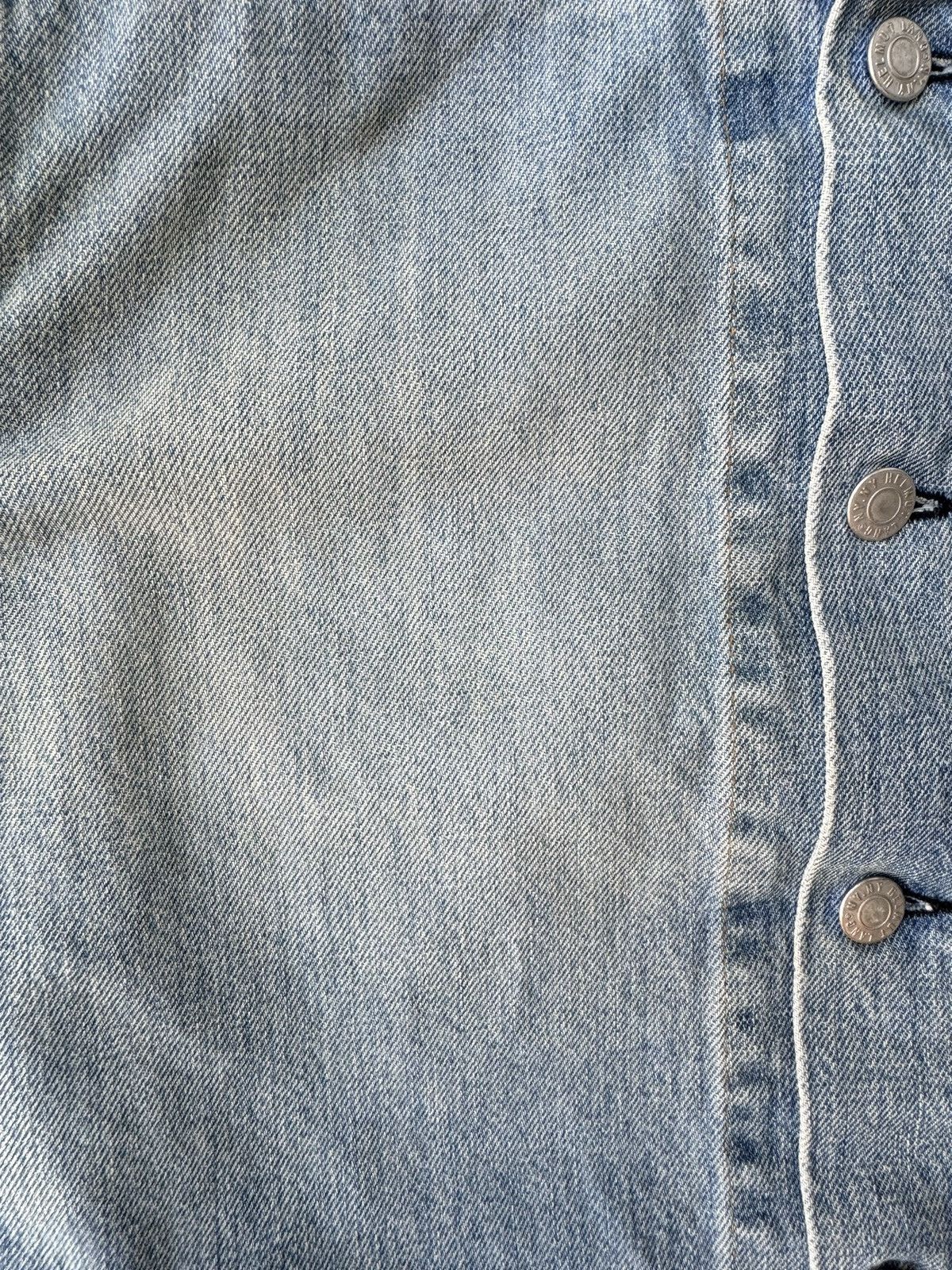 Helmut Lang Helmut Lang 2000 Type I One Pocket Sanded Blue Denim Jacket Size US S / EU 44-46 / 1 - 4 Thumbnail