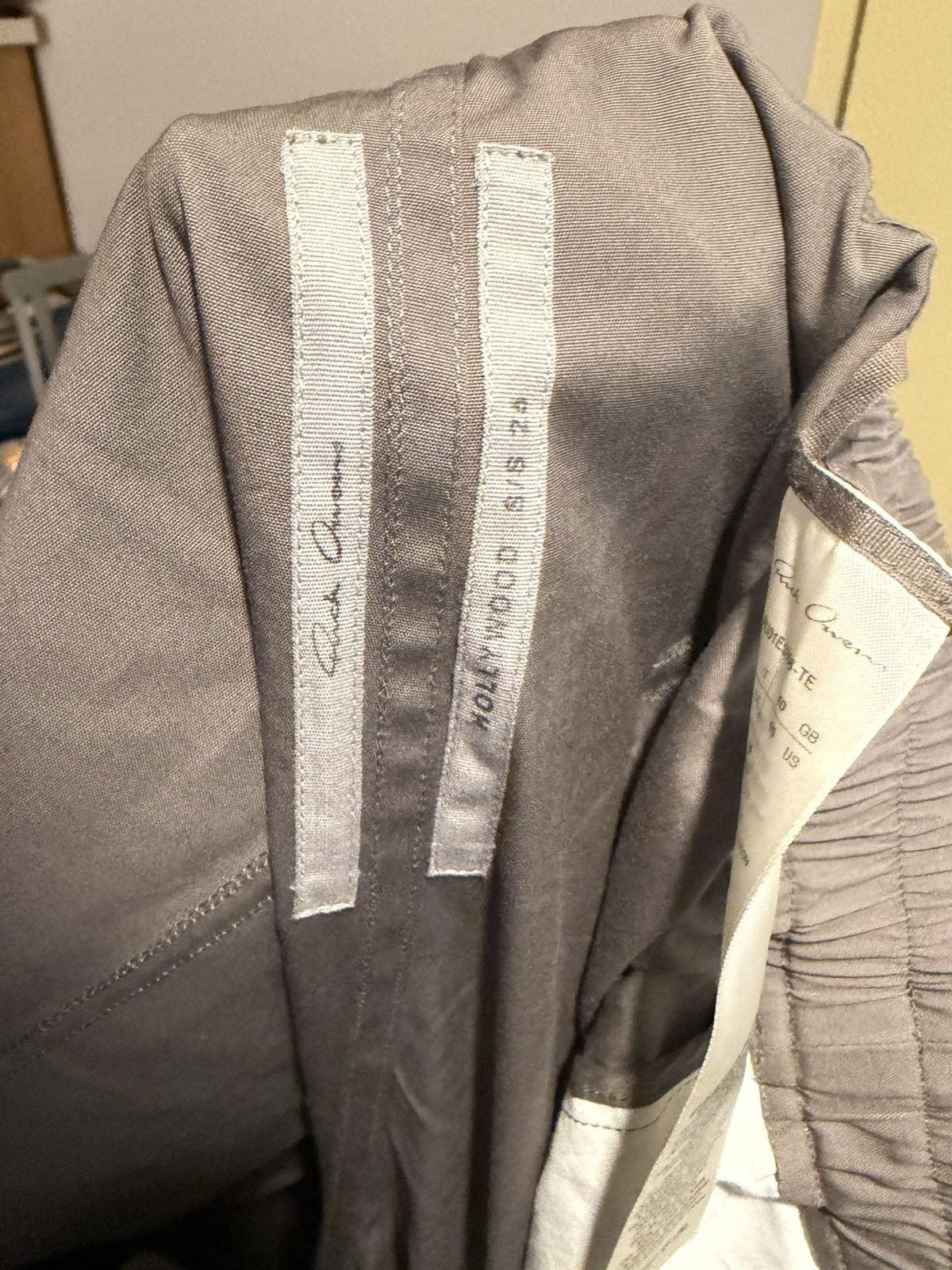 Rick Owens Rick Owens Gray Hollywood Wide Bela Trousers 34 Size US 34 / EU 50 - 4 Thumbnail