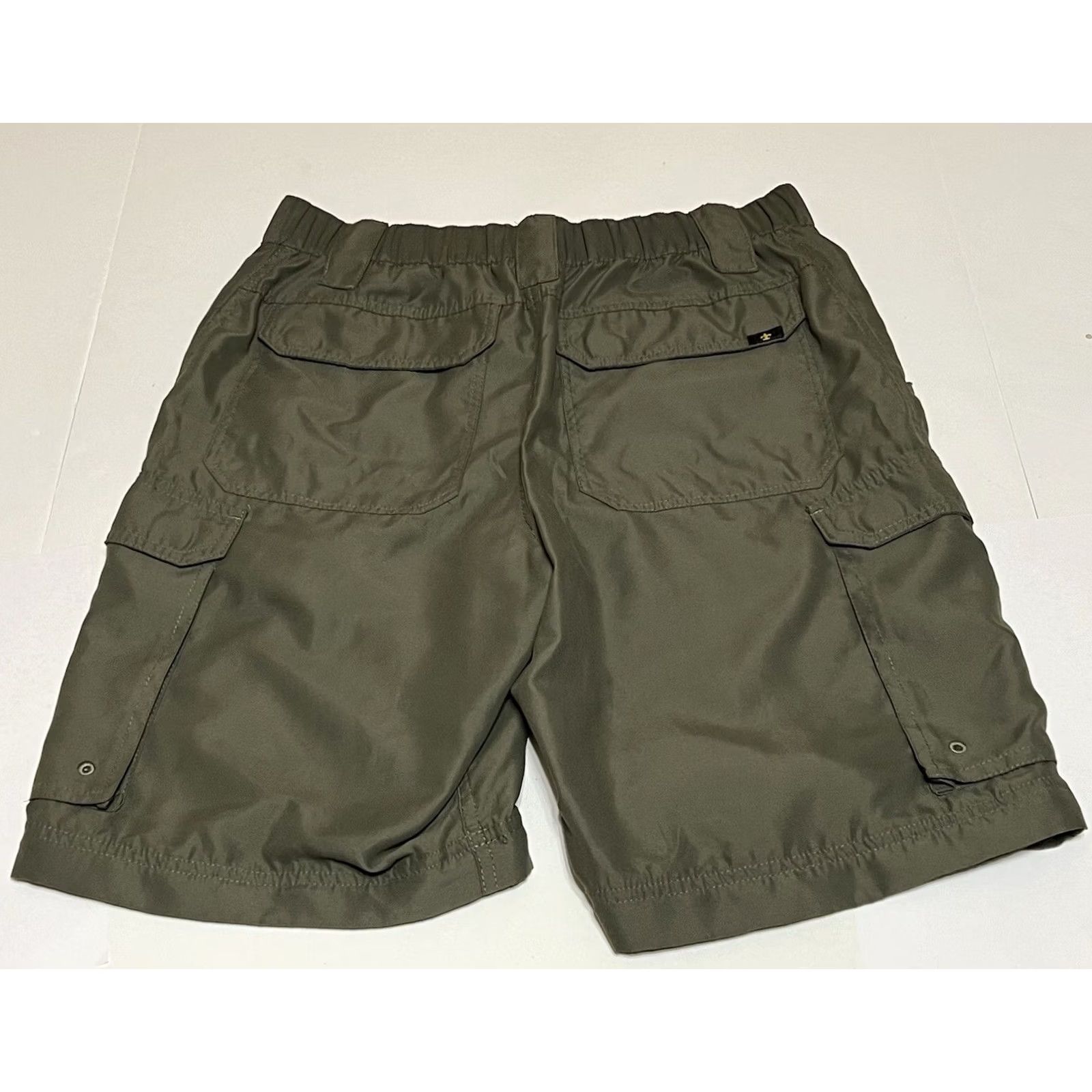 Vintage Boy Scouts of America Cargo shorts Mens S Green Polyester Zip off Casual Shorts Womens? Mens Size US 29 - 2 Thumbnail
