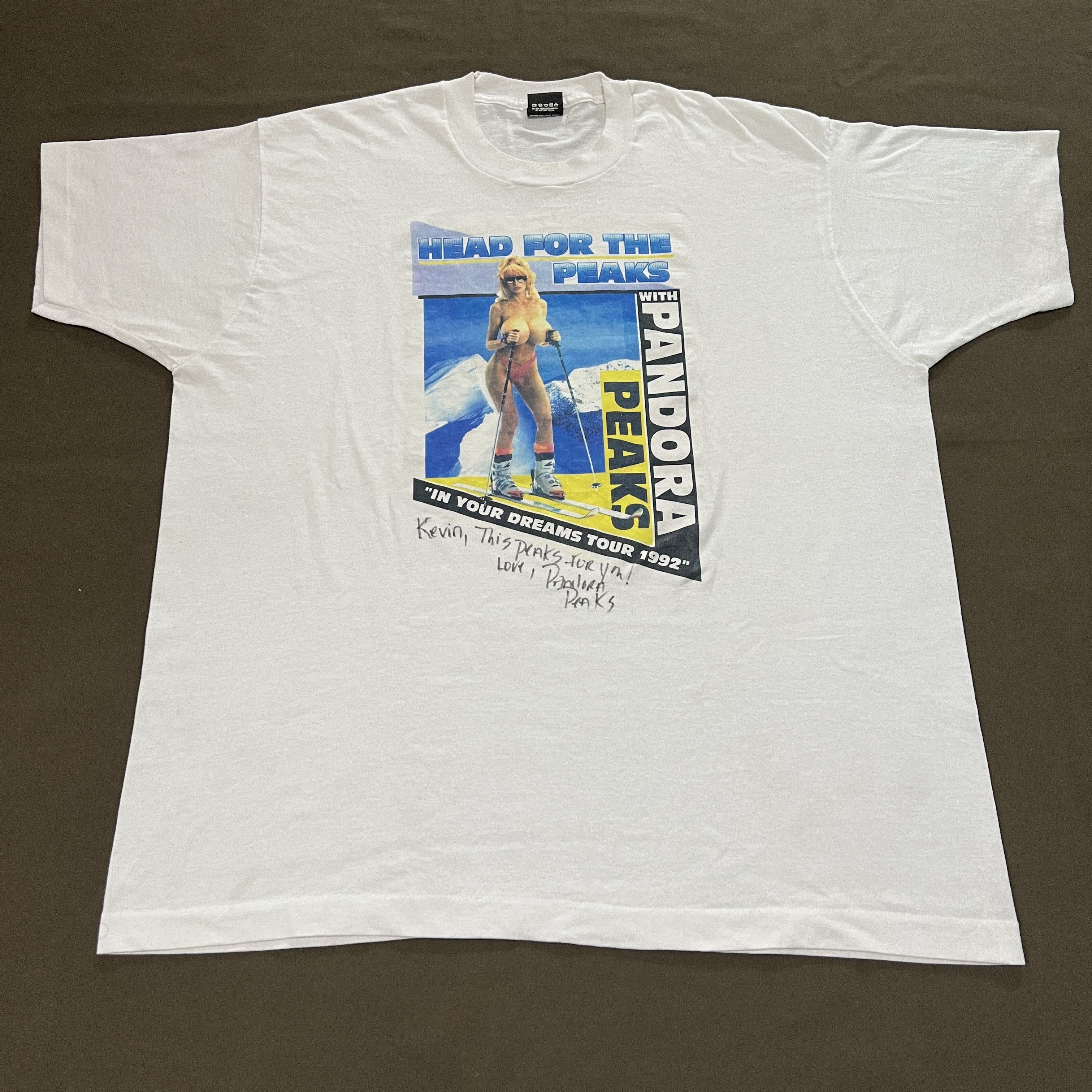 Vintage Vintage Head for Peaks Signed Pandora Peaks Playboy Stripper Size US XXL / EU 58 / 5 - 3 Thumbnail