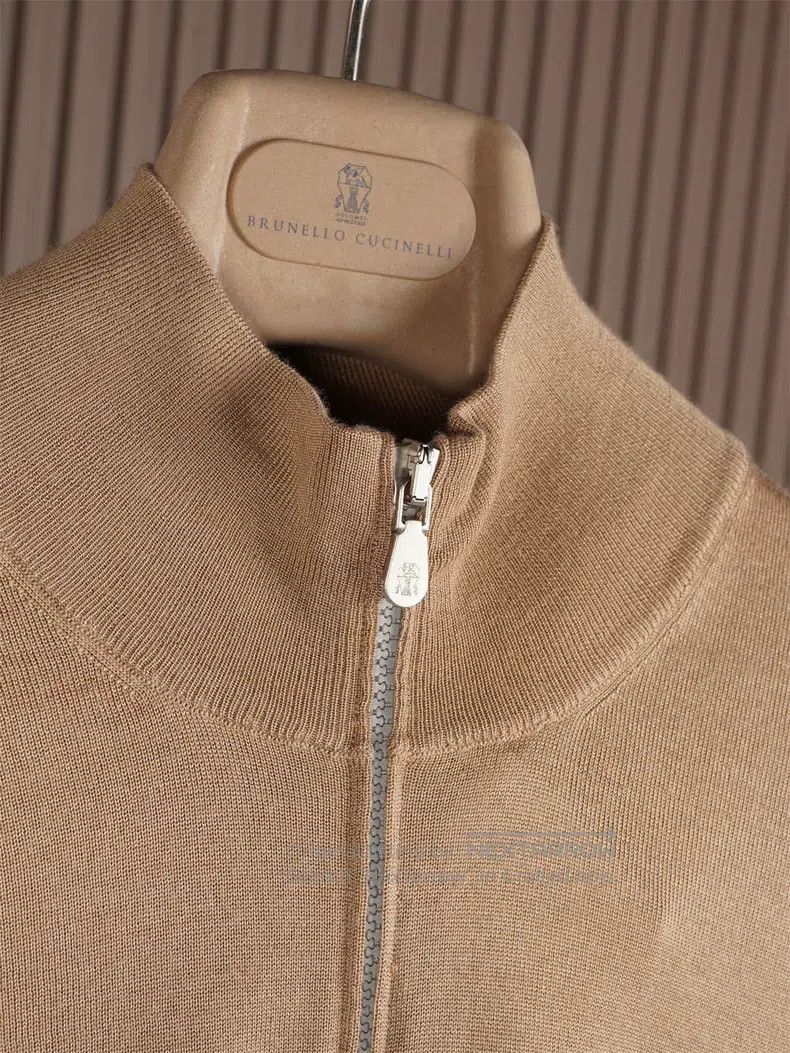 Brunello Cucinelli Brunello Cucinelli Cashmere Silk Knit Jacket Size US M / EU 48-50 / 2 - 4 Thumbnail