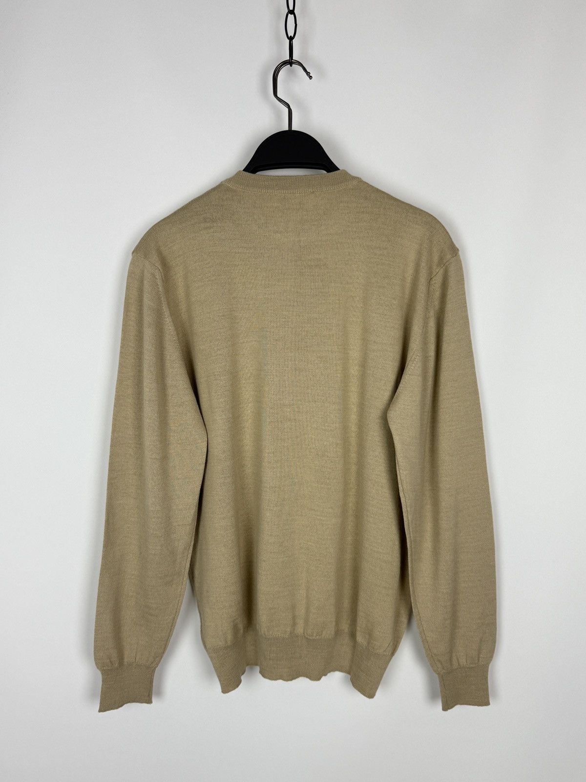 Other Provenzale Napoli Beige Wool Acrylic Blend Crewneck Sweater Size US L / EU 52-54 / 3 - 5 Thumbnail